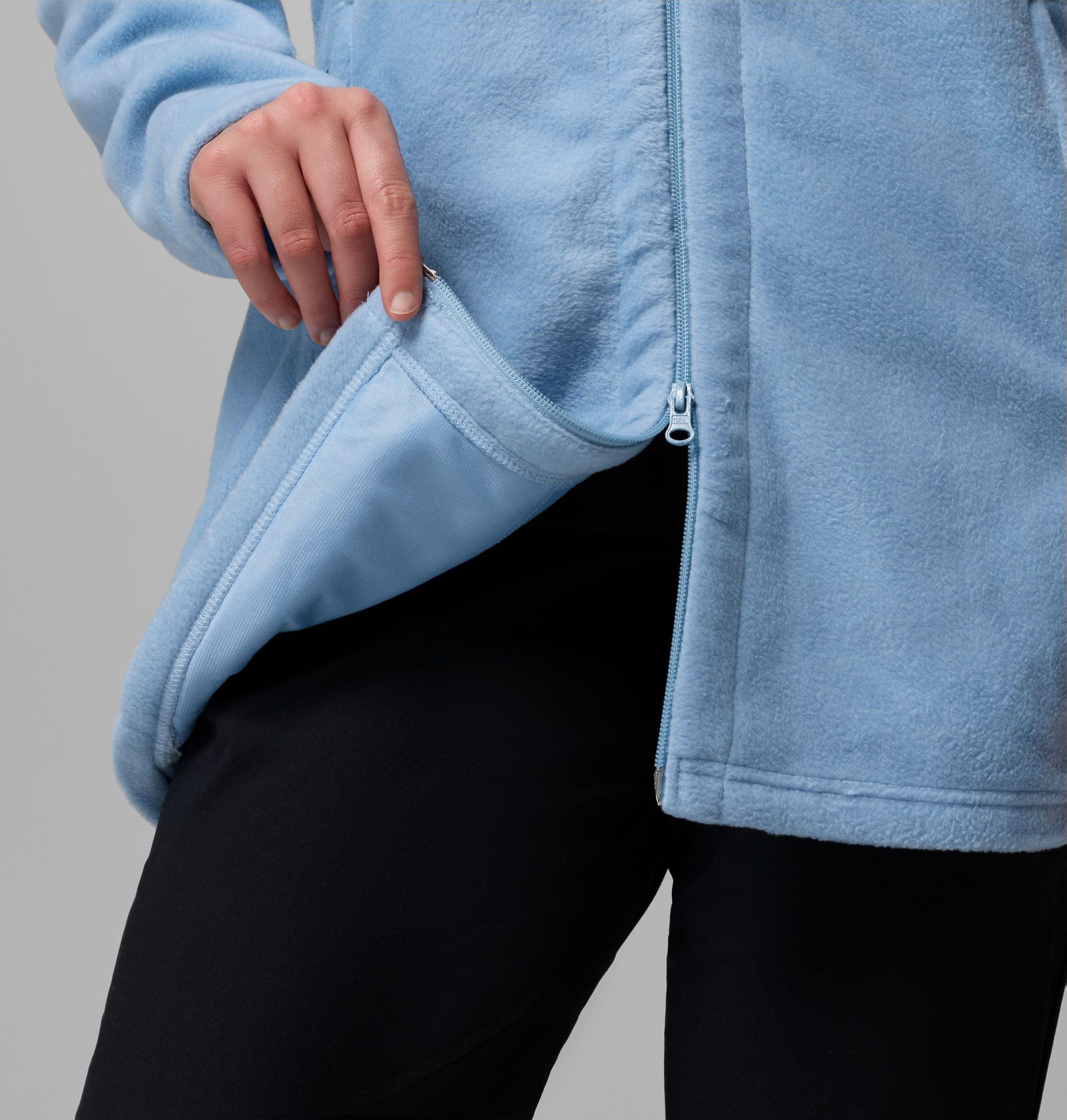 dames benton springs ii lange fleece hoodie - plus size