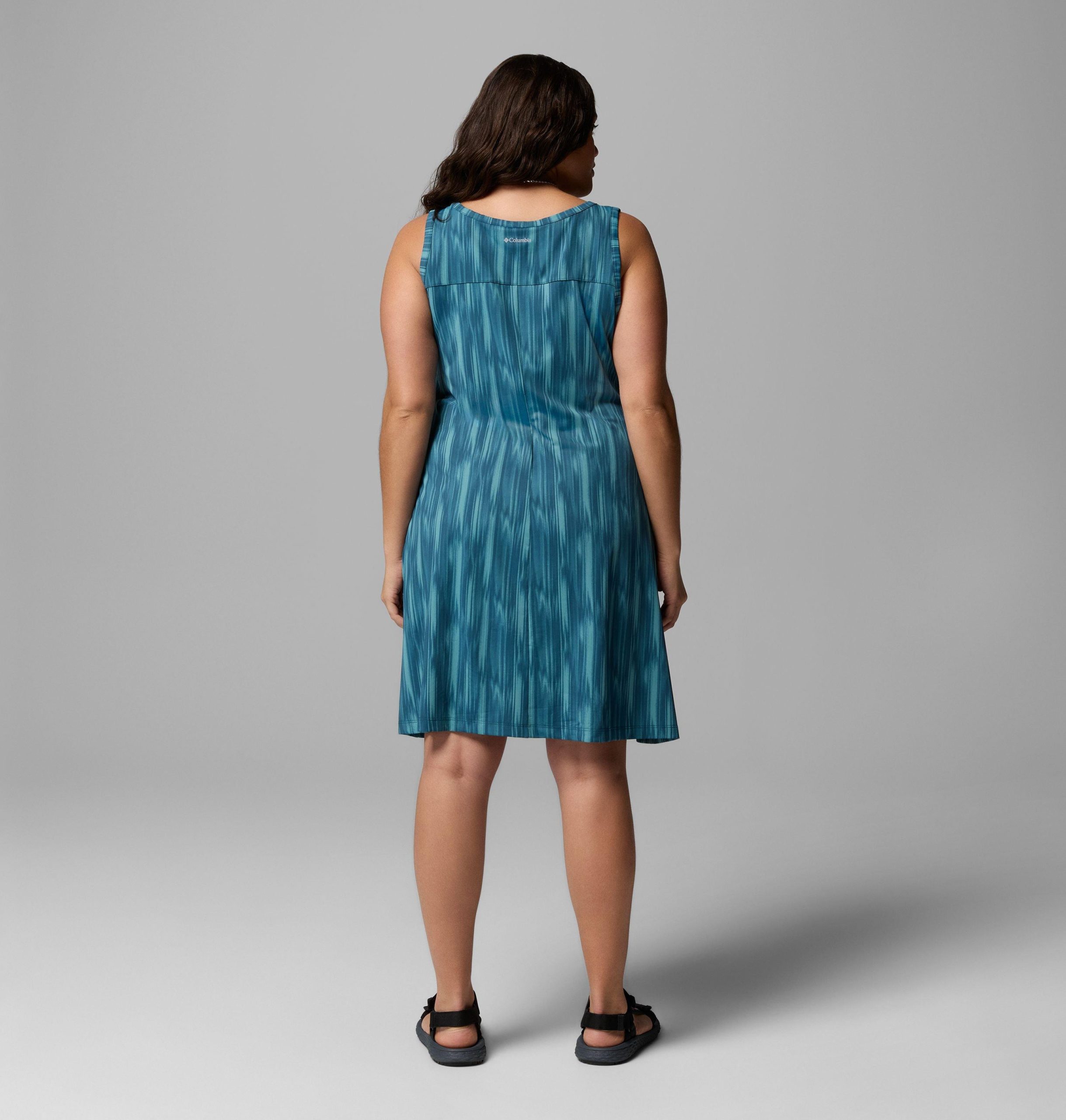 damesjurk met chill river-print - plus size