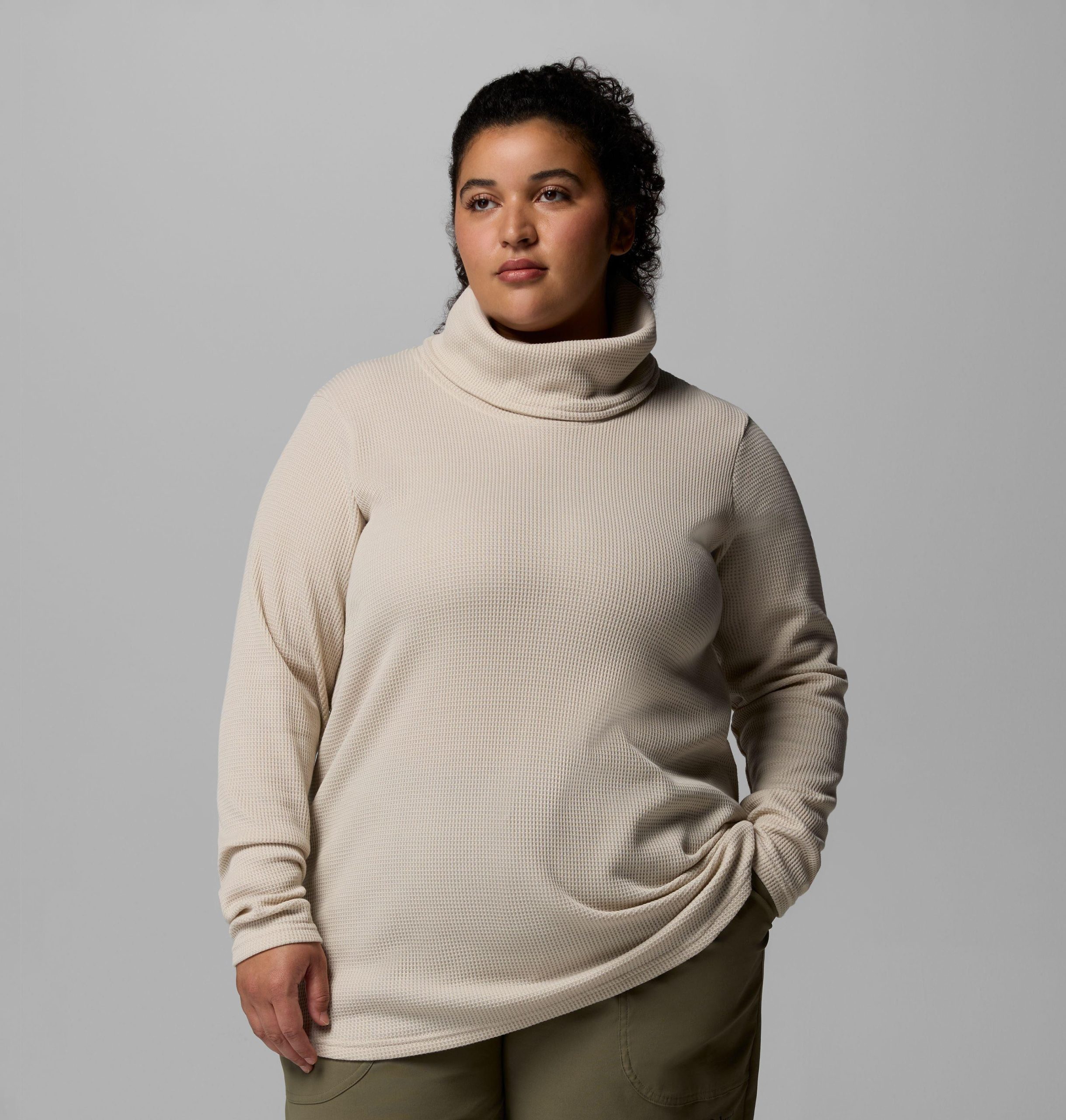 dames holly hideaway waffle coltrui - plus size