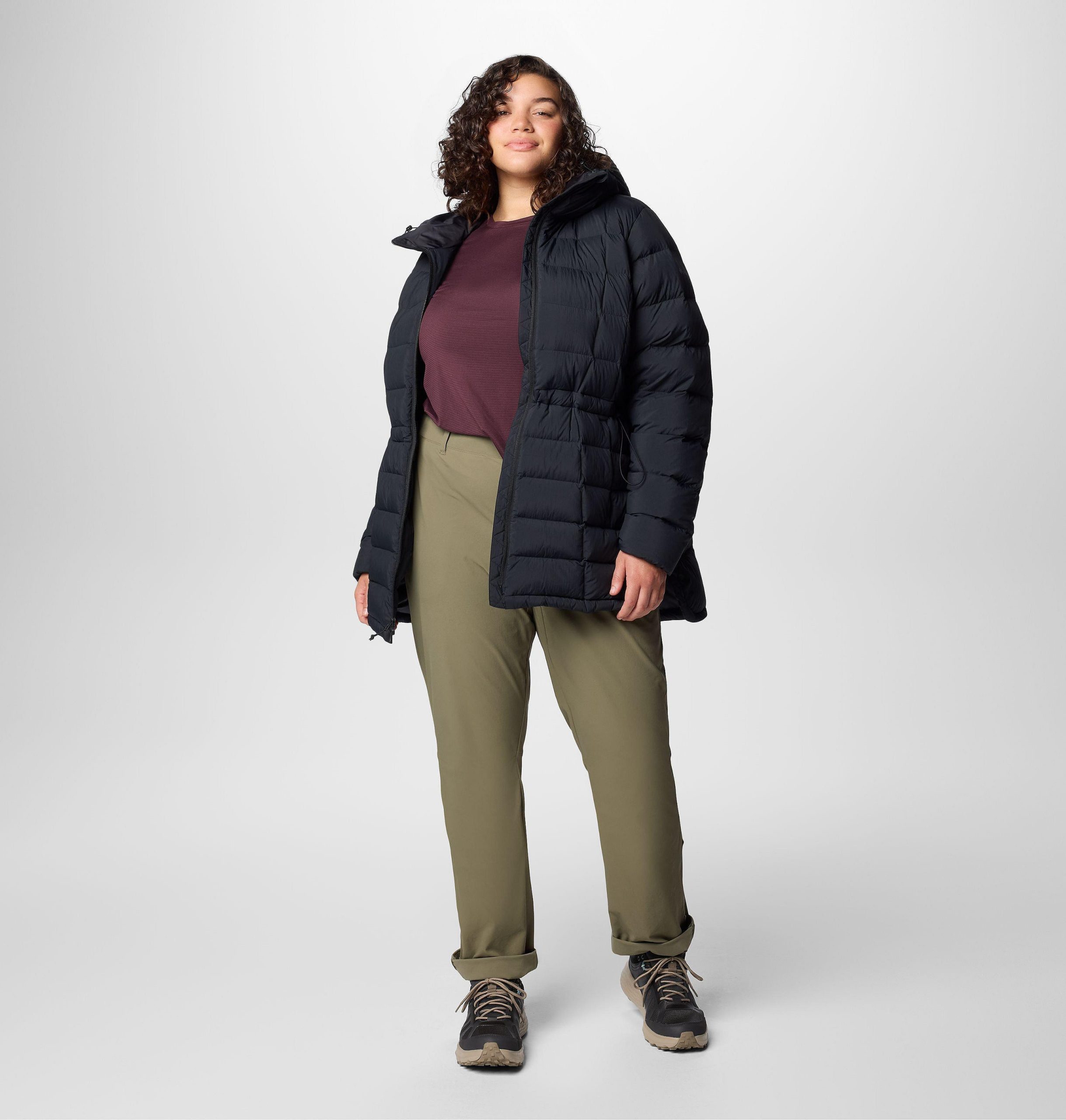 dames ardenwood mid down jacket - plus
