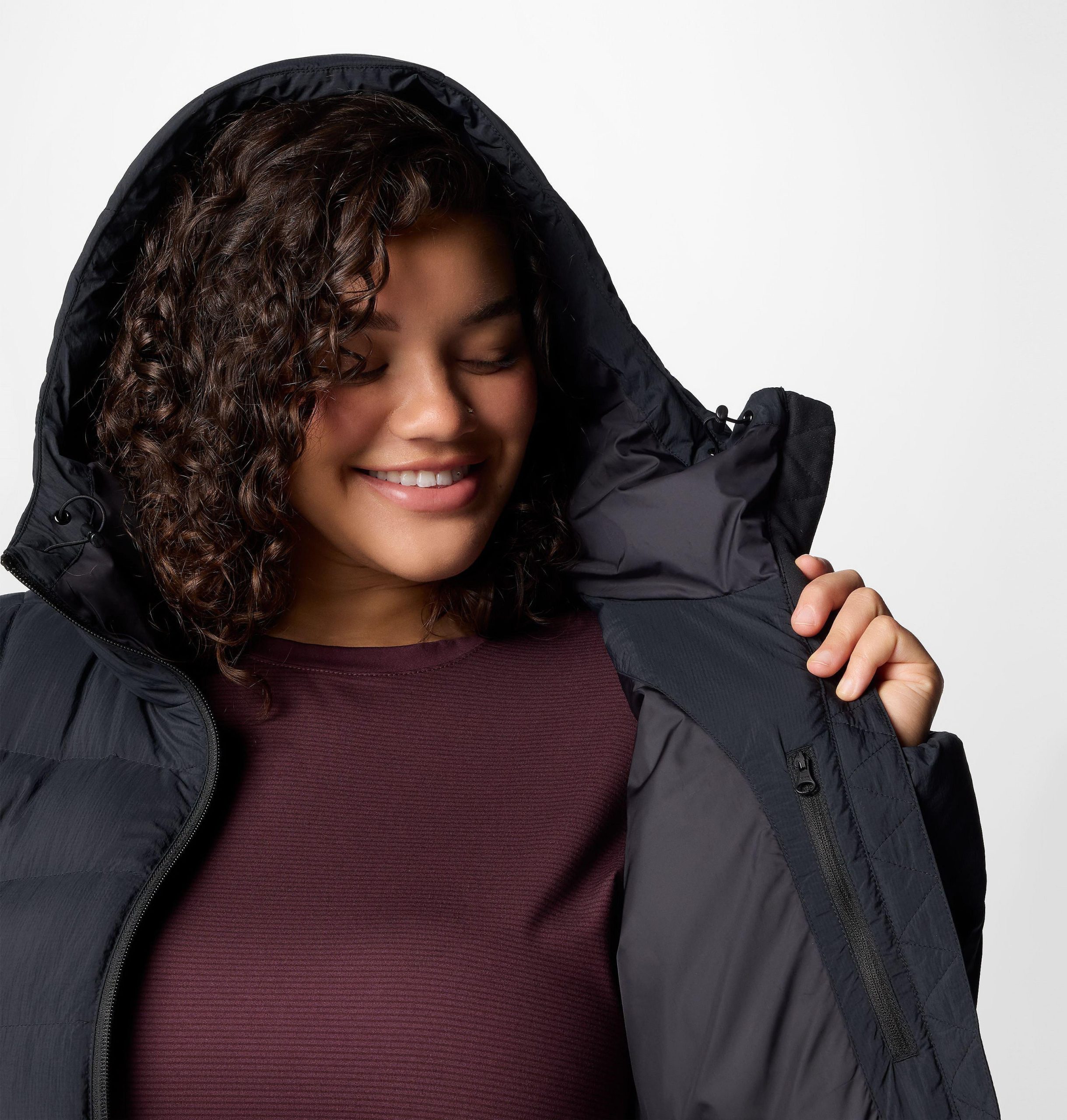 dames ardenwood mid down jacket - plus