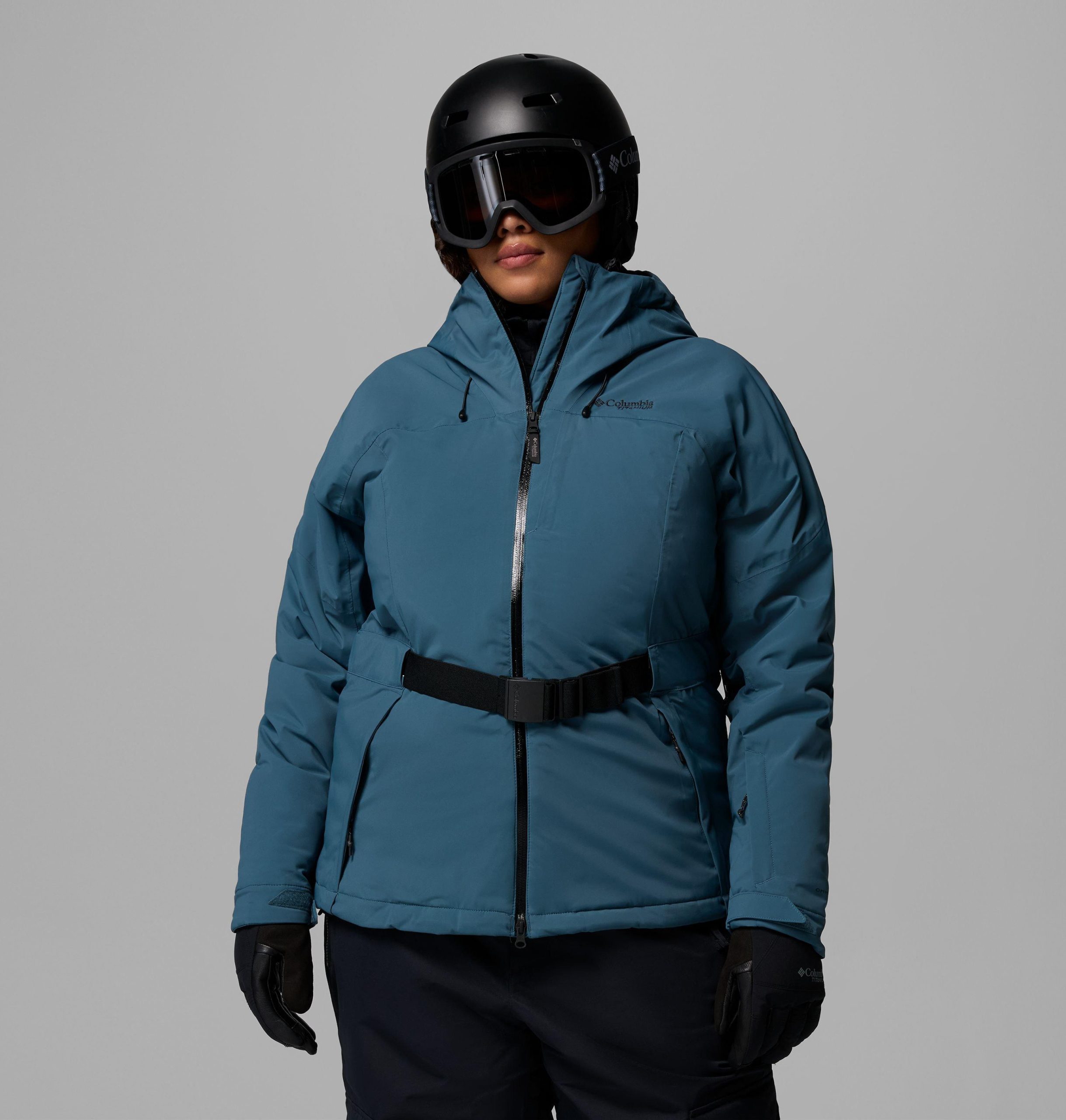 geïsoleerde jas voor dames van cirque bowl - plus size