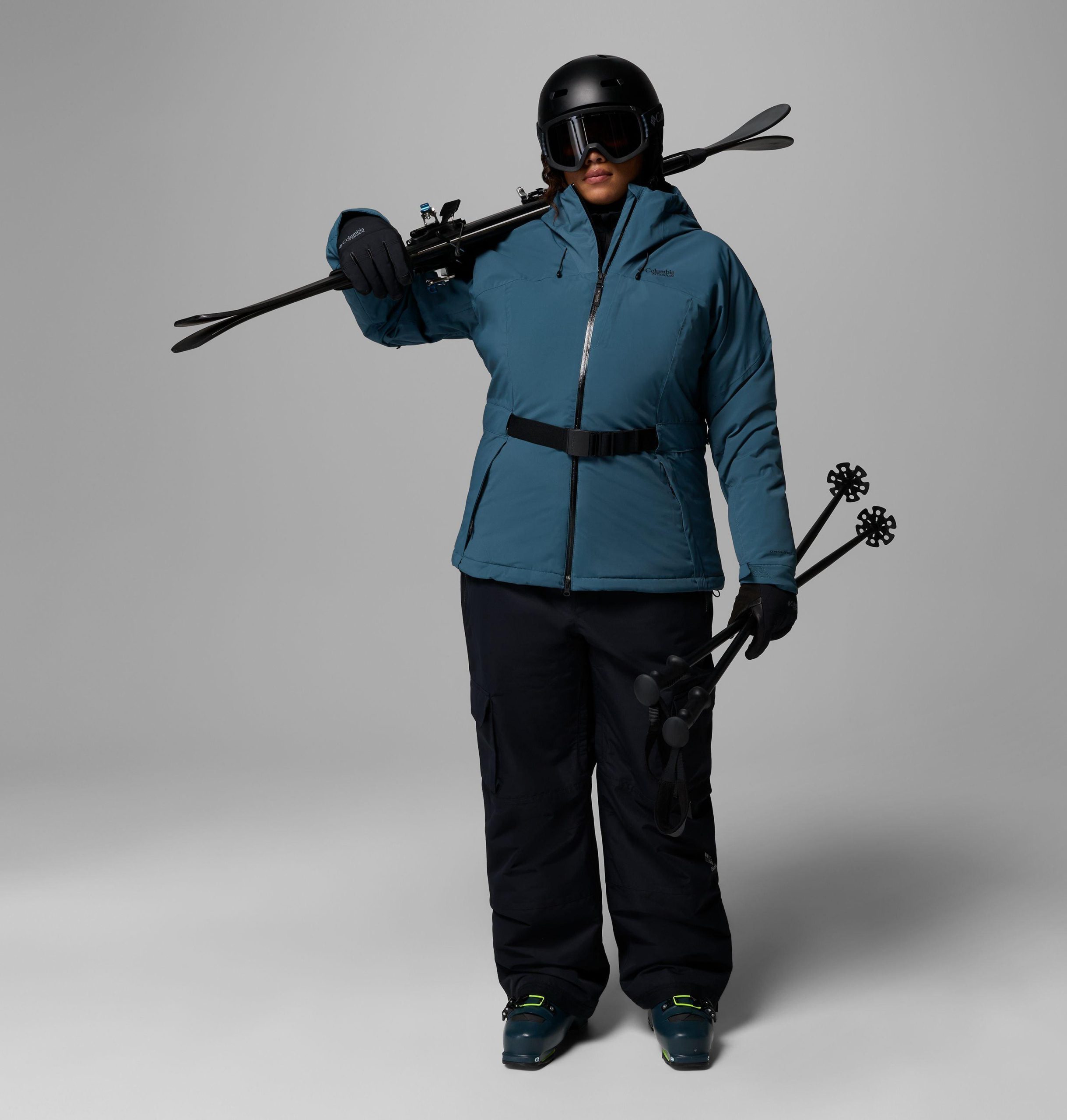 geïsoleerde jas voor dames van cirque bowl - plus size