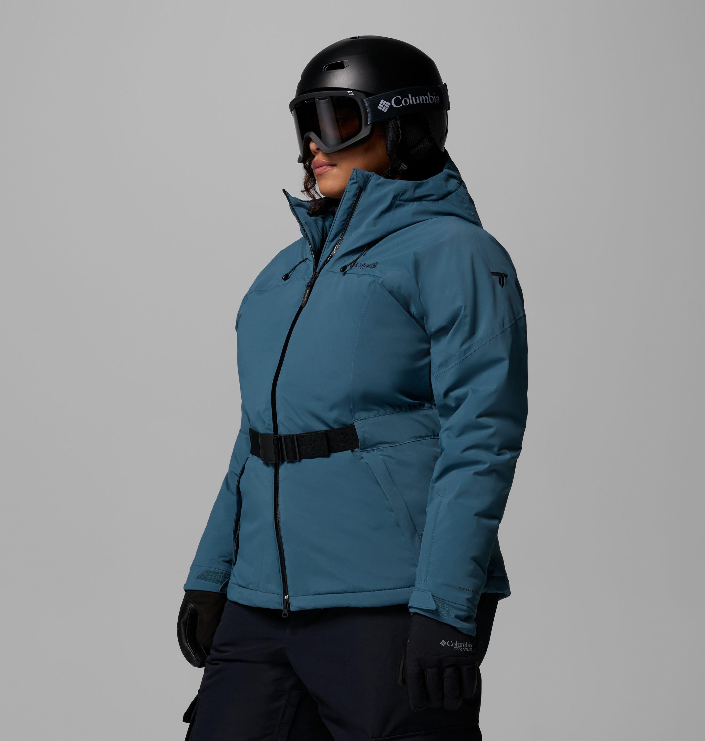 geïsoleerde jas voor dames van cirque bowl - plus size
