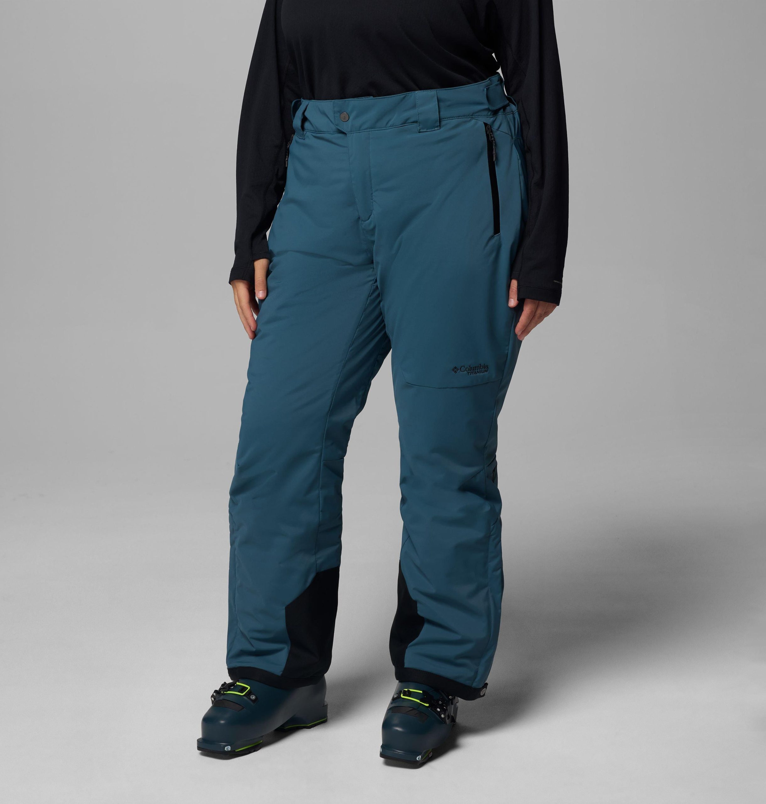 cirque bowl geïsoleerde broek voor dames - plus size