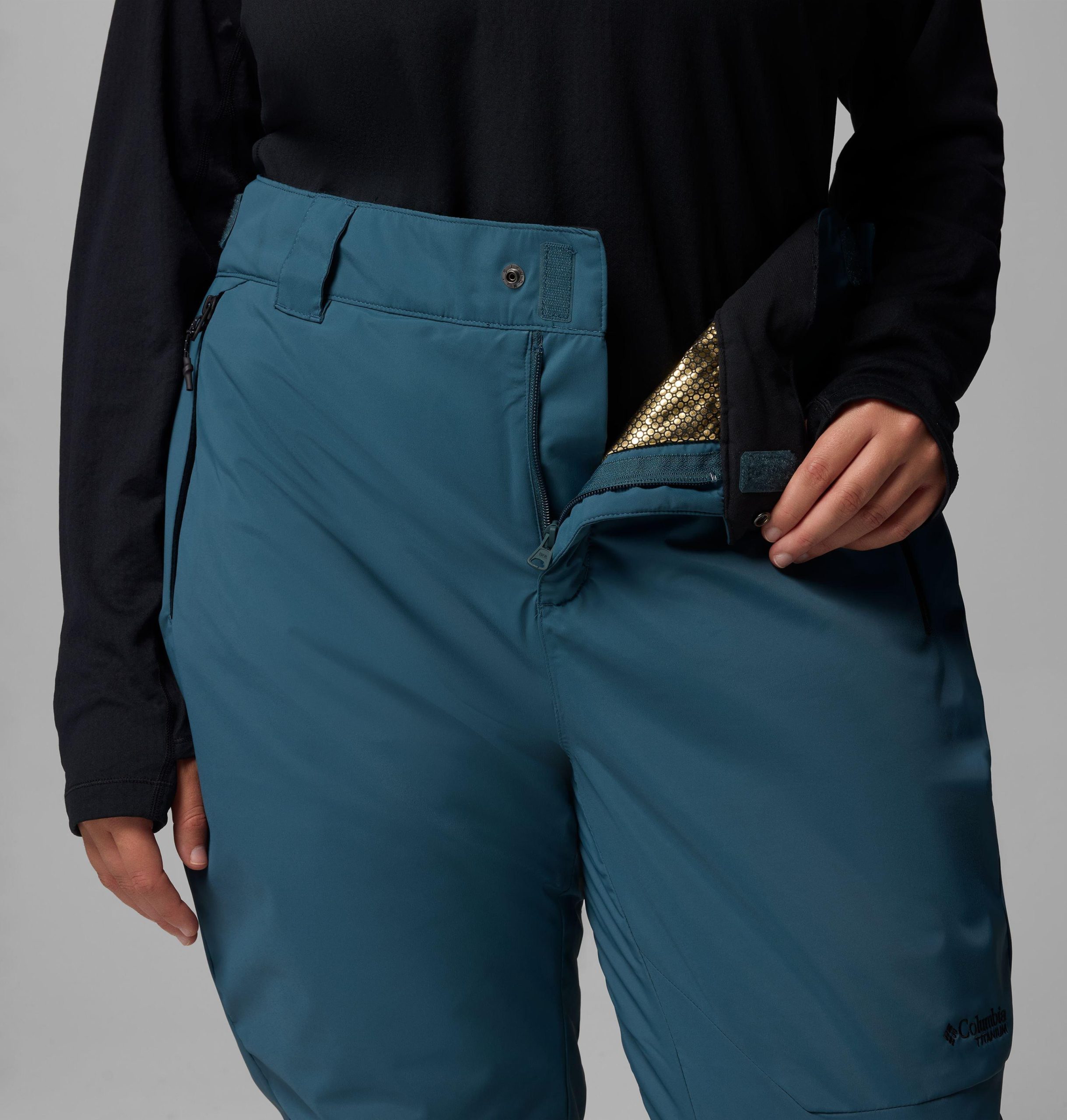 cirque bowl geïsoleerde broek voor dames - plus size
