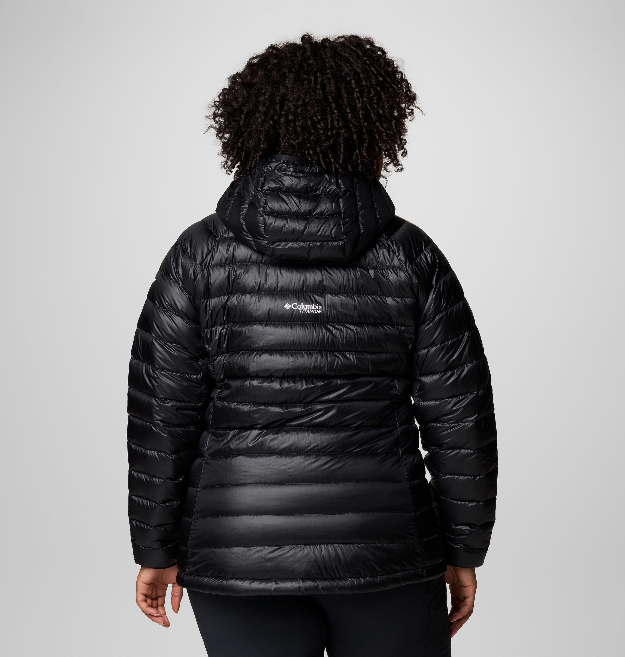 dames arctic crest donsjack met capuchon - plus size
