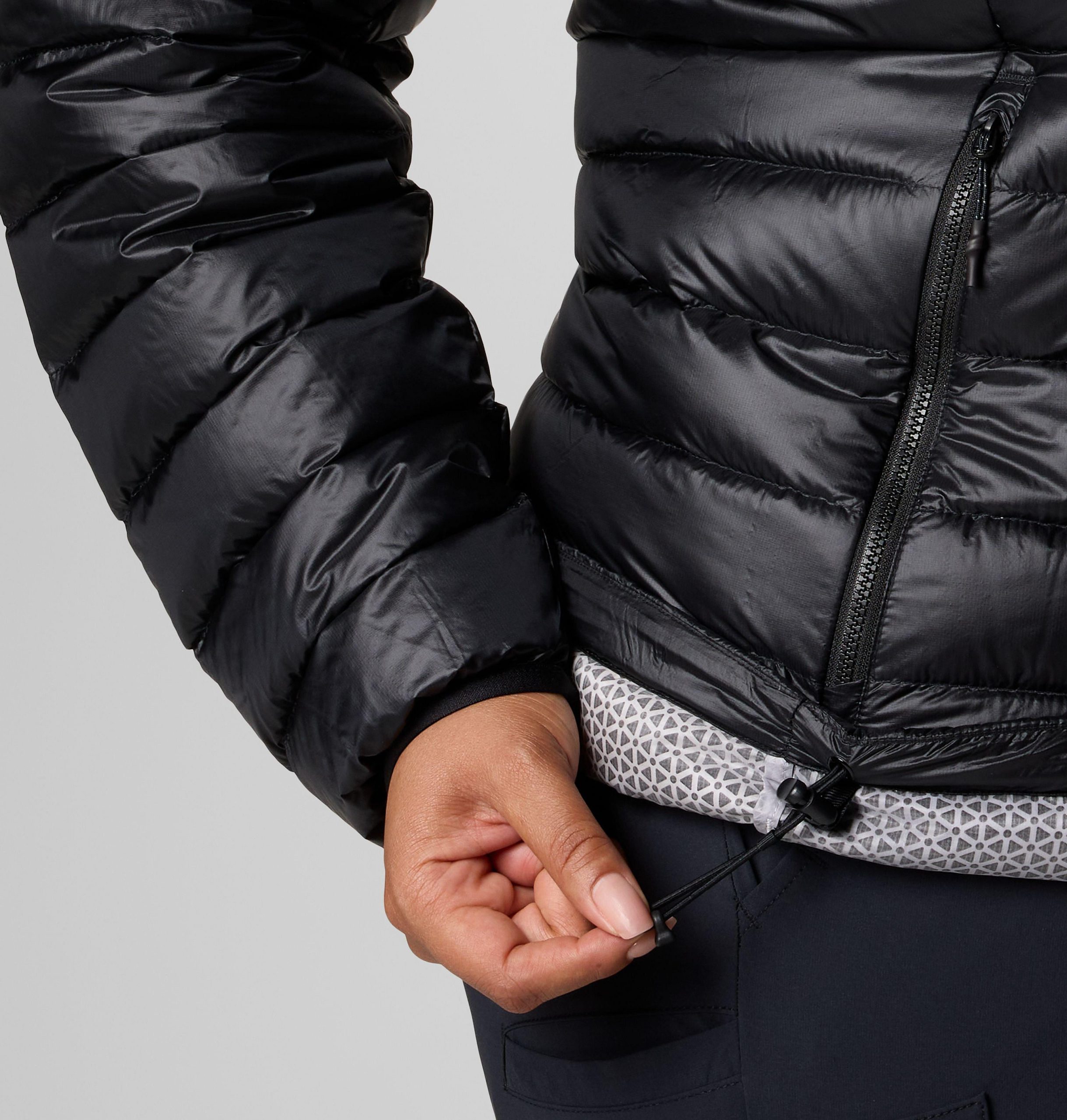 dames arctic crest donsjack met capuchon - plus size