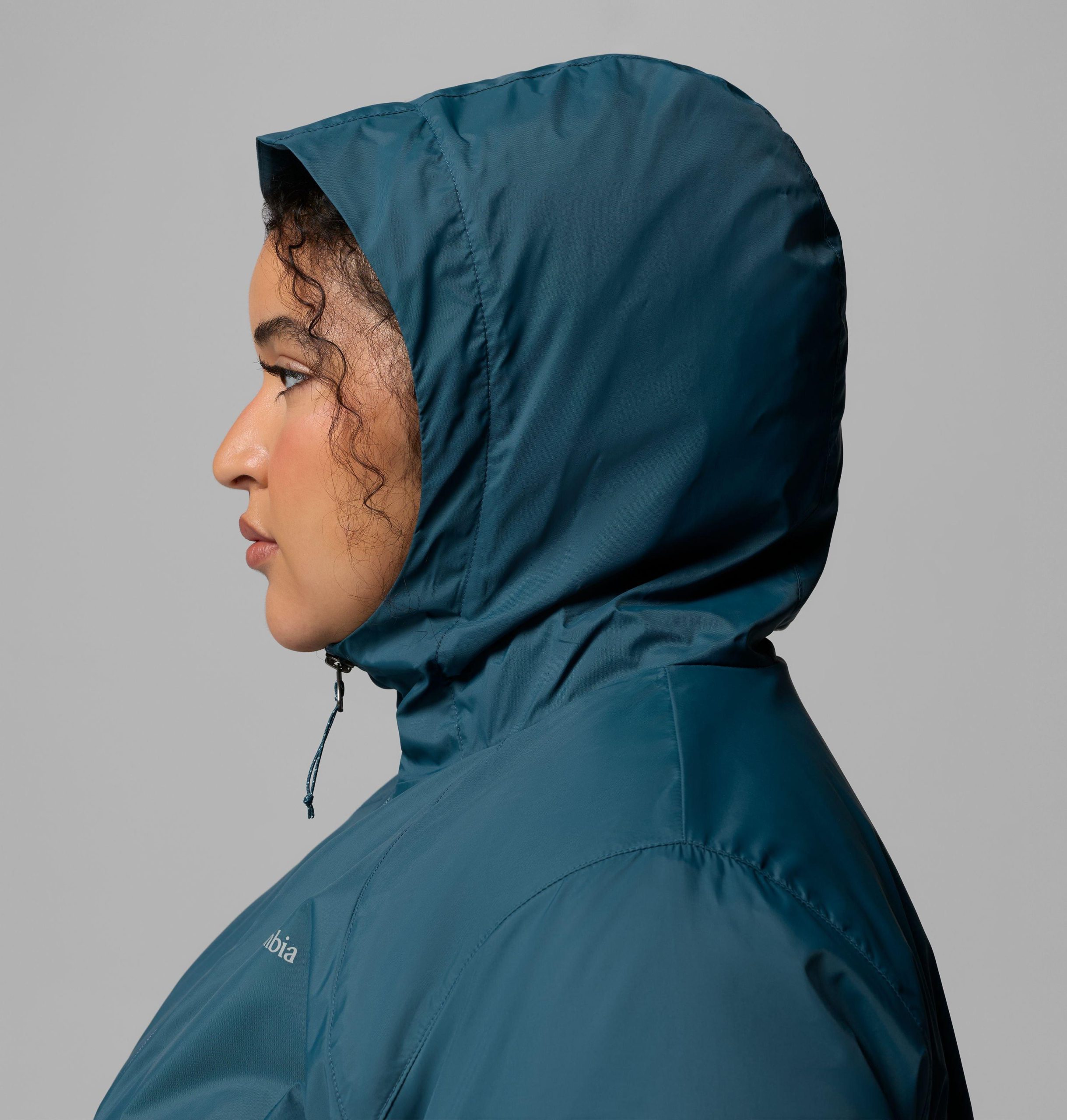 dames switchback ii gevoerde lange jas - plus size