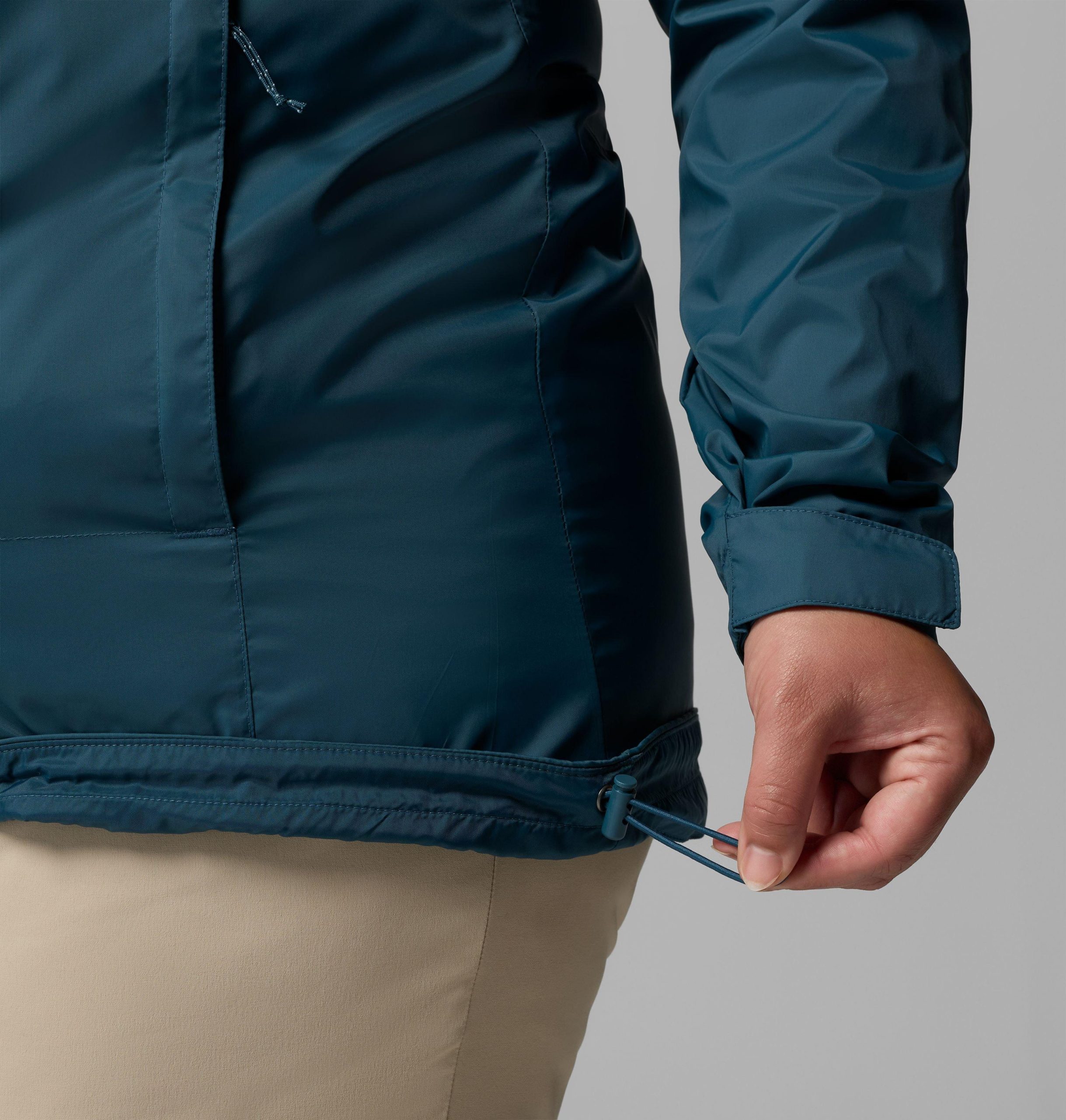 dames switchback ii gevoerde lange jas - plus size