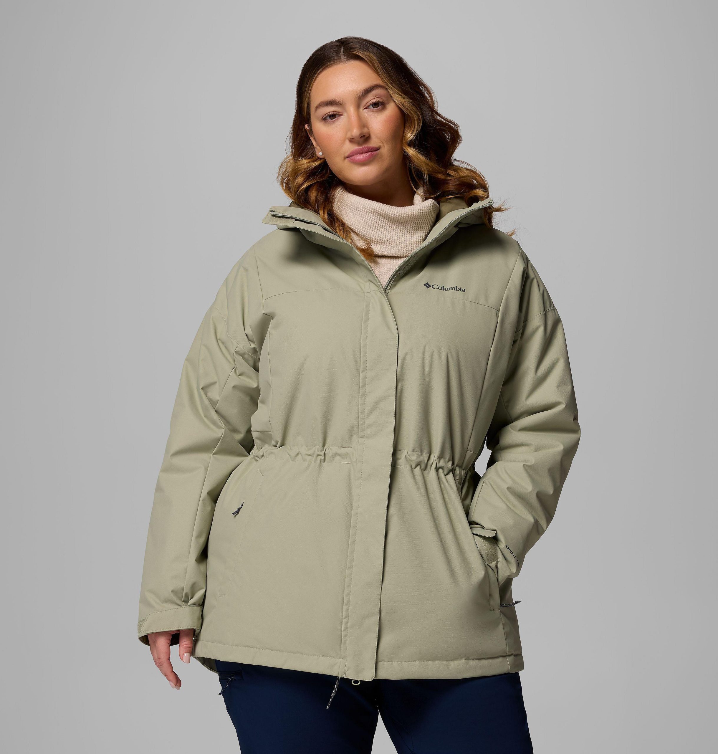 hikebound ii lange geïsoleerde damesjas - plus size