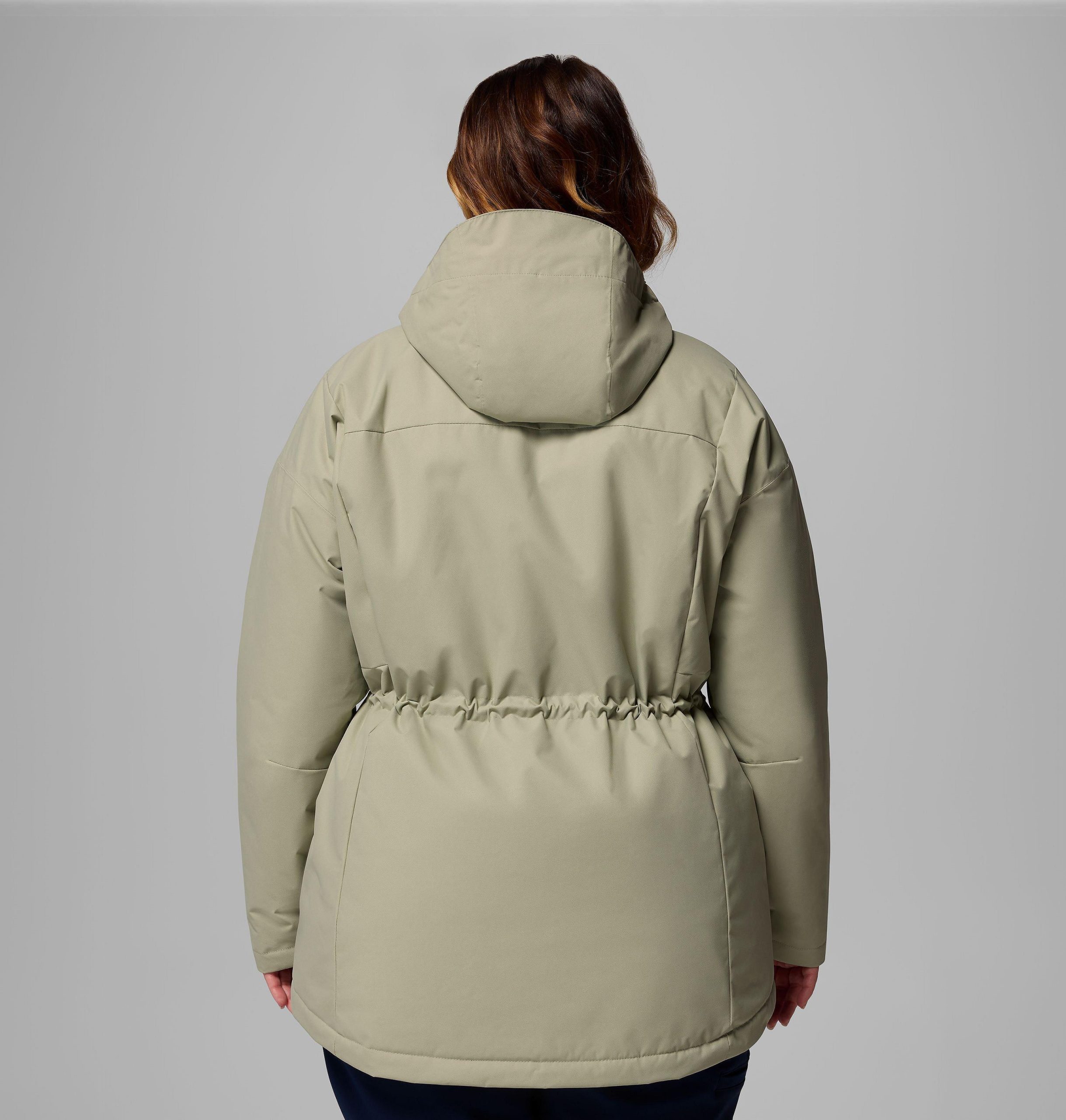 hikebound ii lange geïsoleerde damesjas - plus size