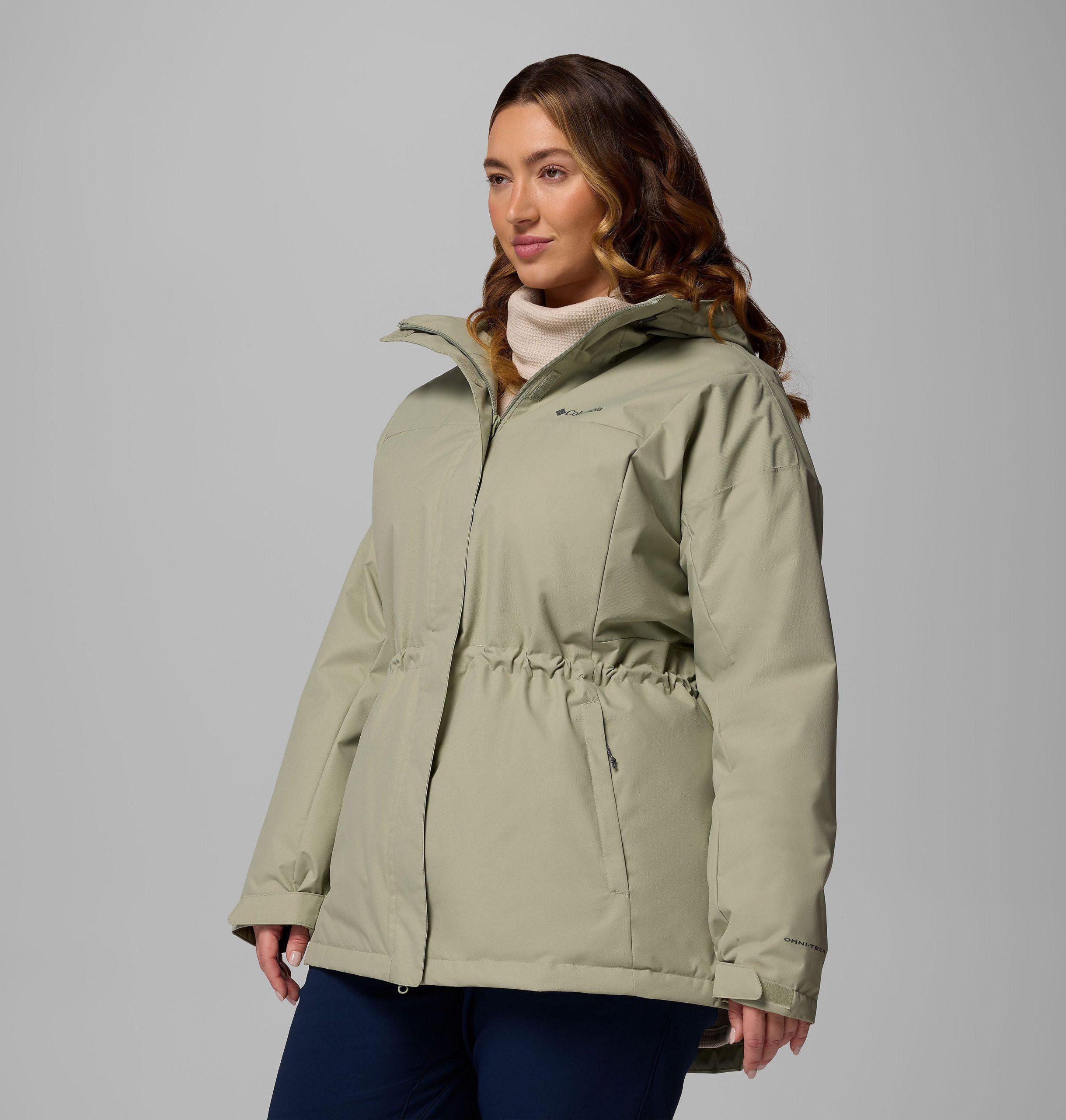 hikebound ii lange geïsoleerde damesjas - plus size
