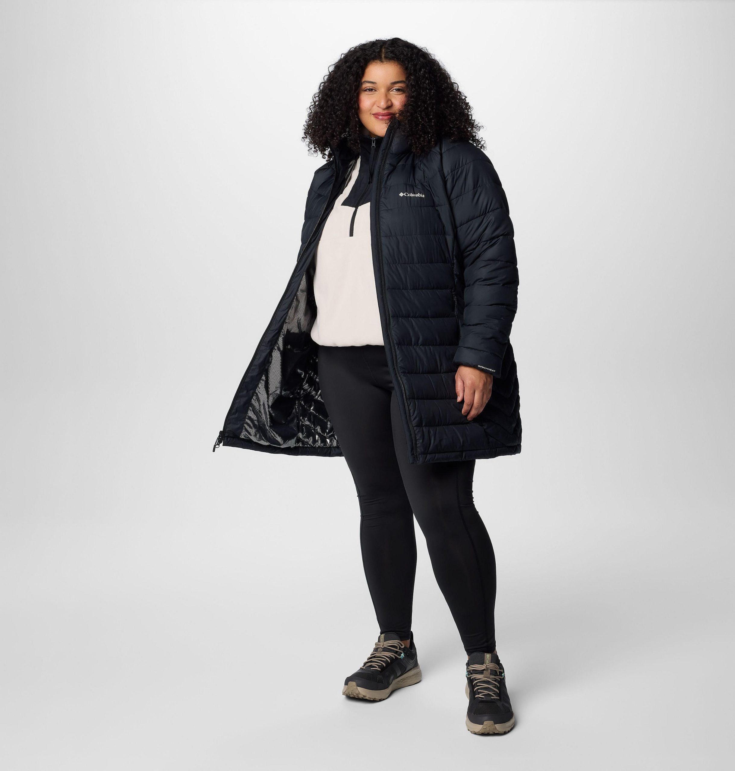 powder lite ii mid-jas voor dames - plus size