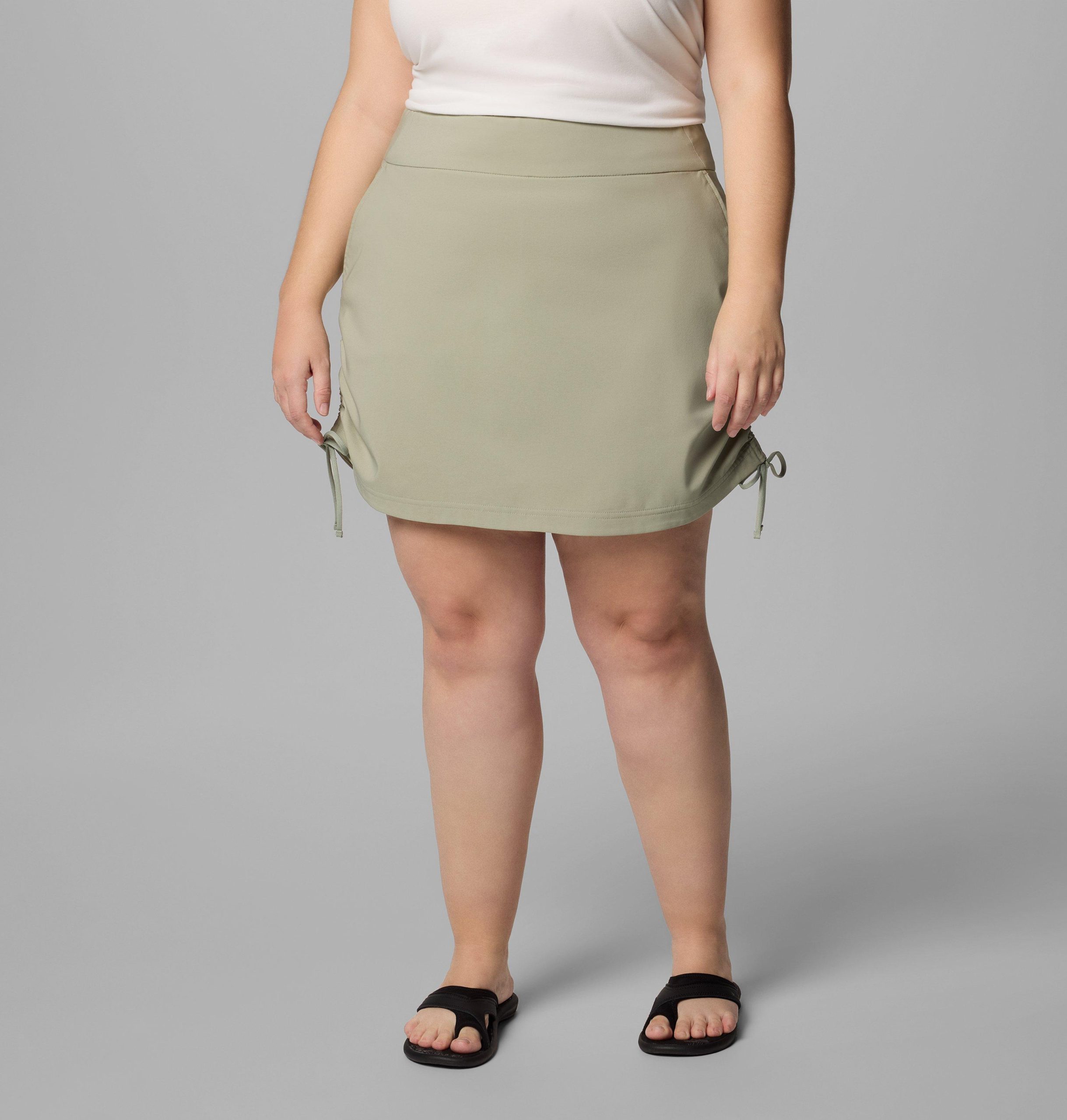 damesrokje met plooien geschikt voor alle seizoenen - plus size