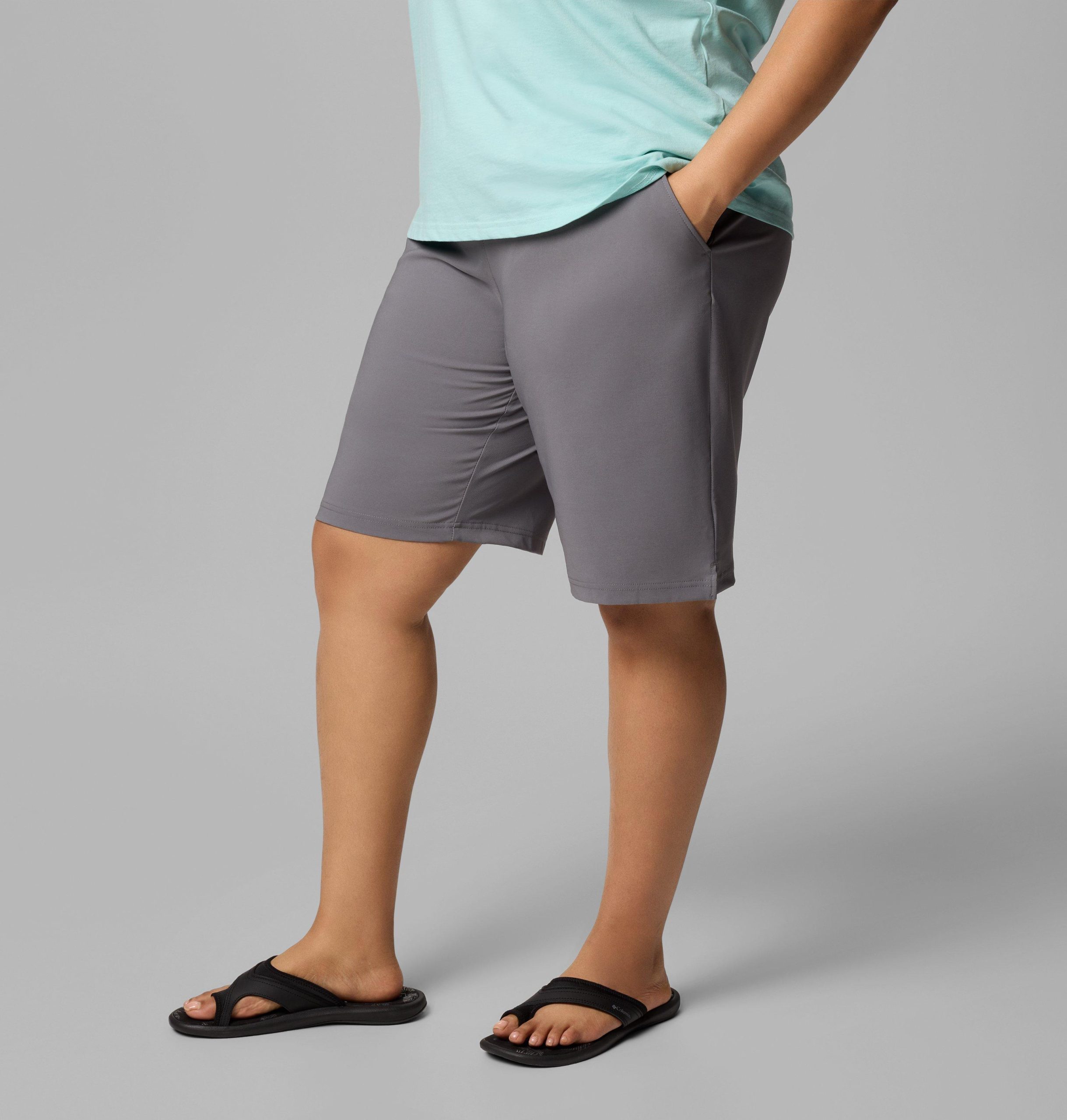 lange shorts voor dames geschikt voor alle seizoenen - ook verkrijgbaar in grote maten.