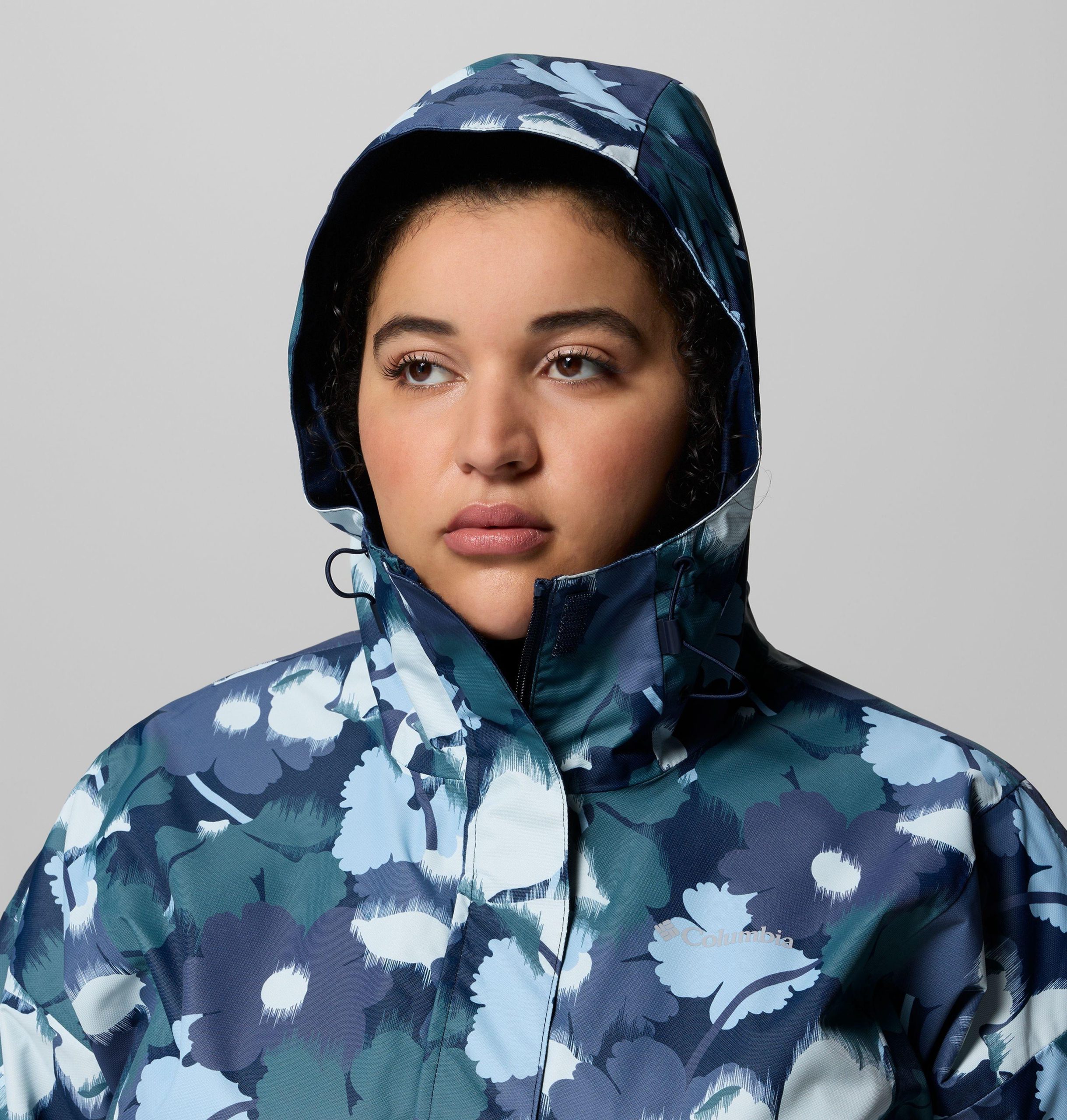 hikebound damesjas met print - plus size