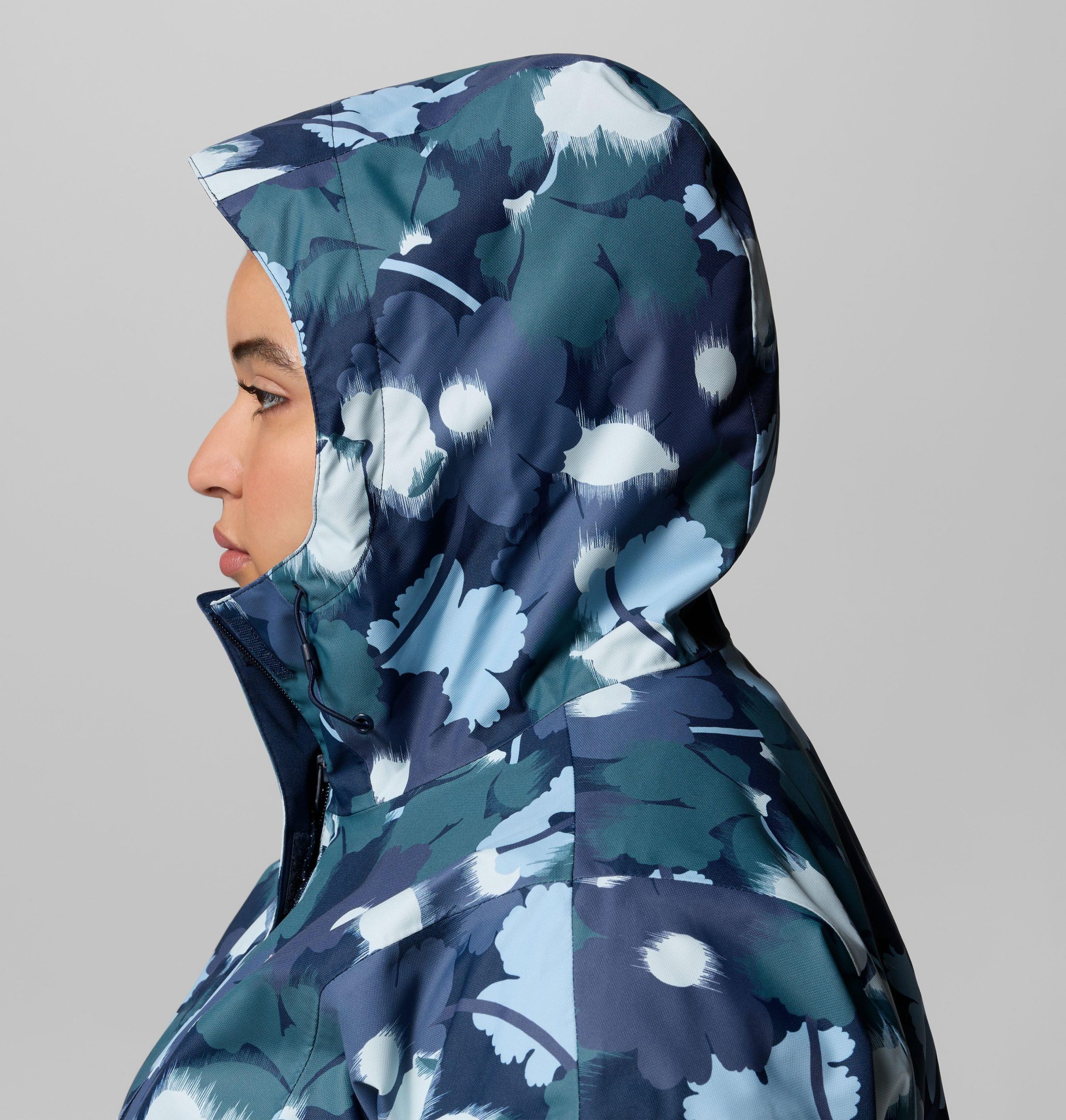 hikebound damesjas met print - plus size