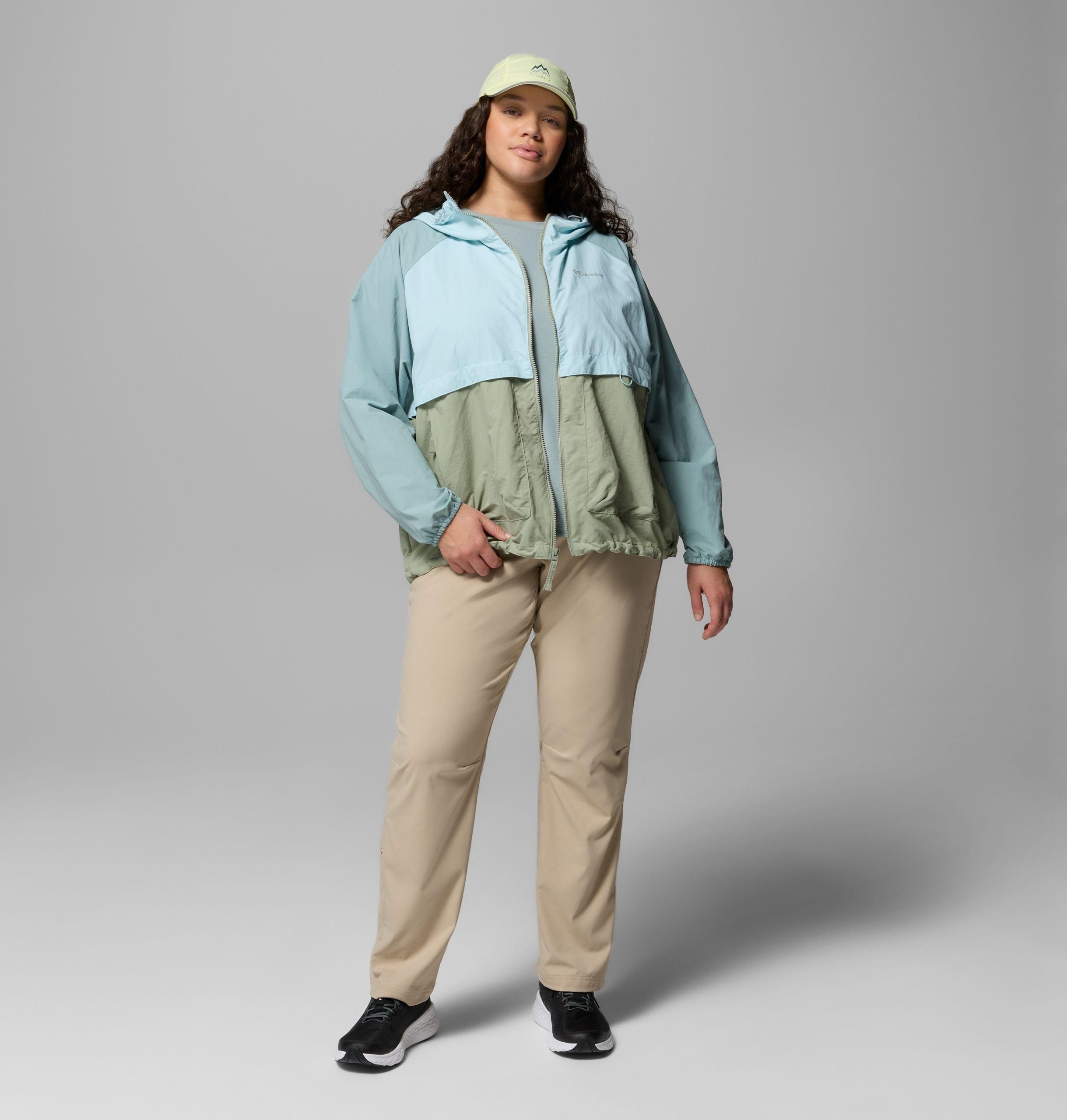 spire valley windbreaker voor dames - plus size