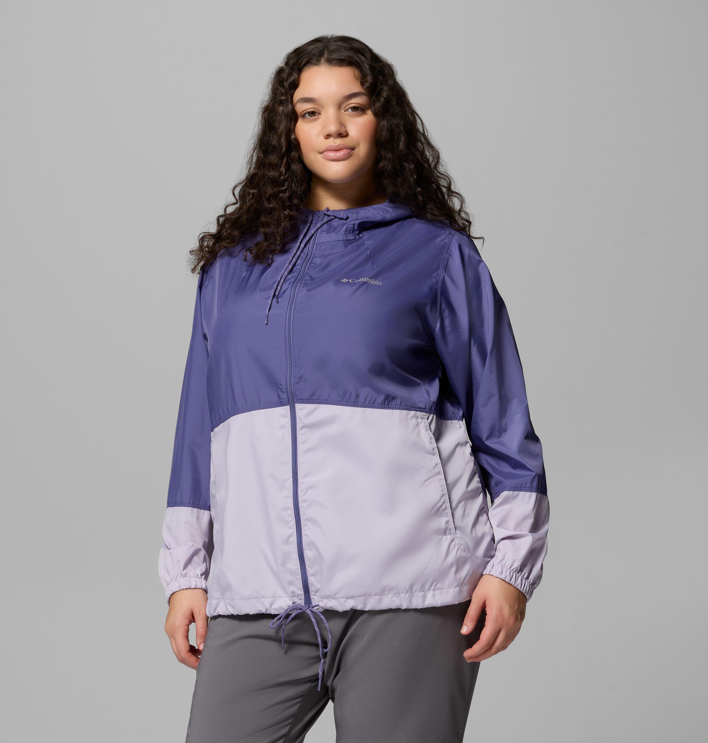 dames flash forward ii windbreaker - plus size
