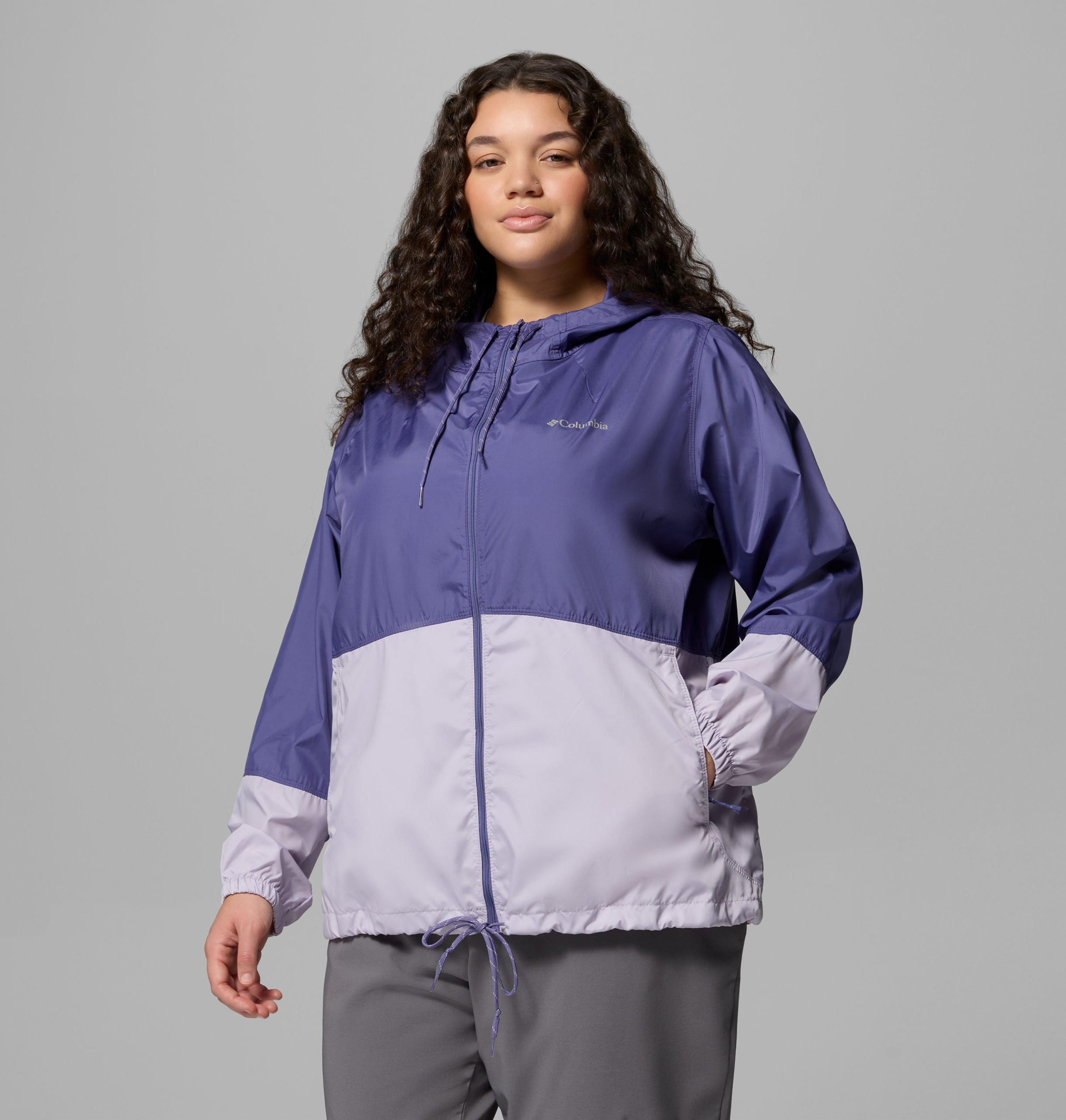 dames flash forward ii windbreaker - plus size