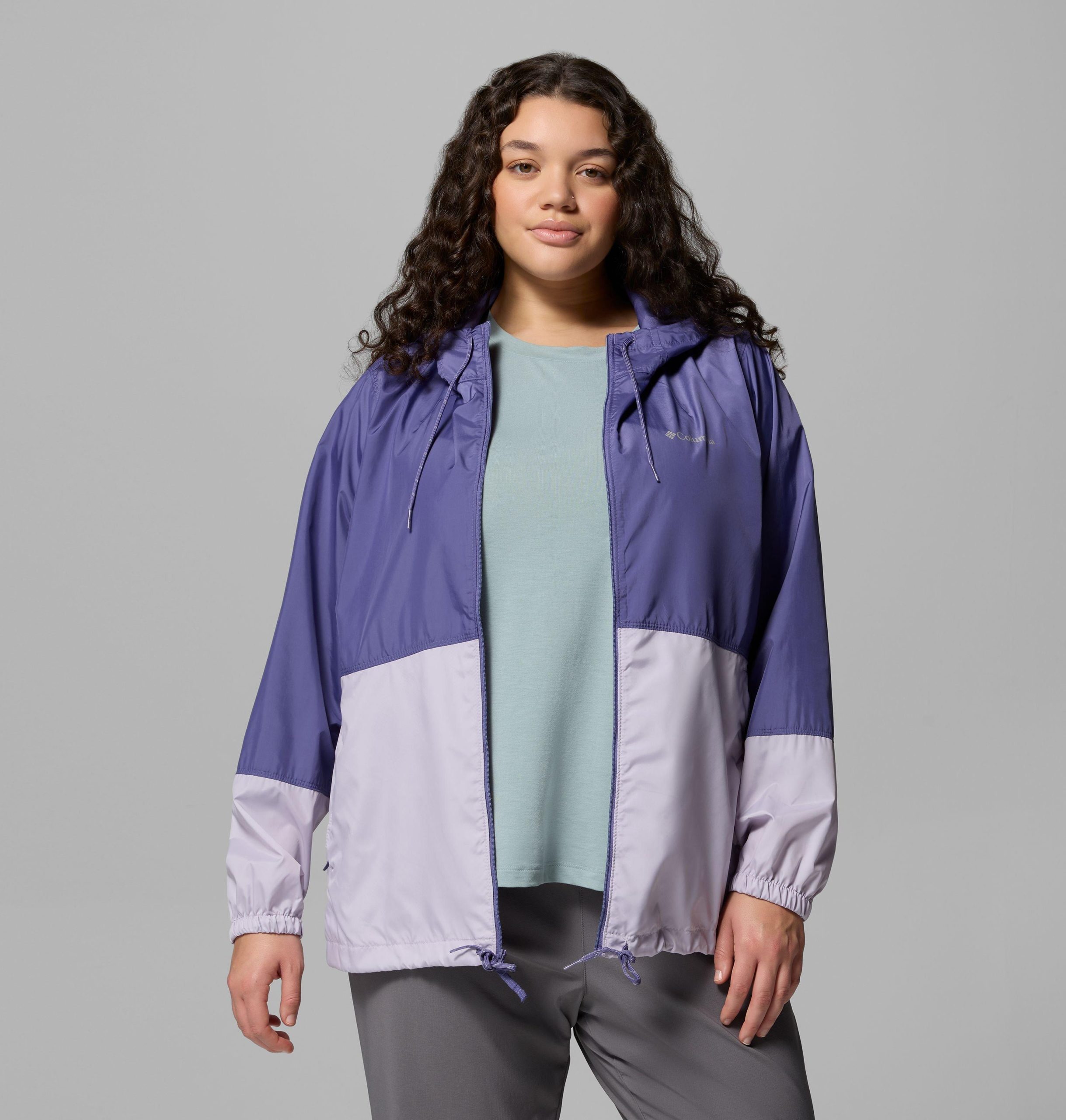 dames flash forward ii windbreaker - plus size