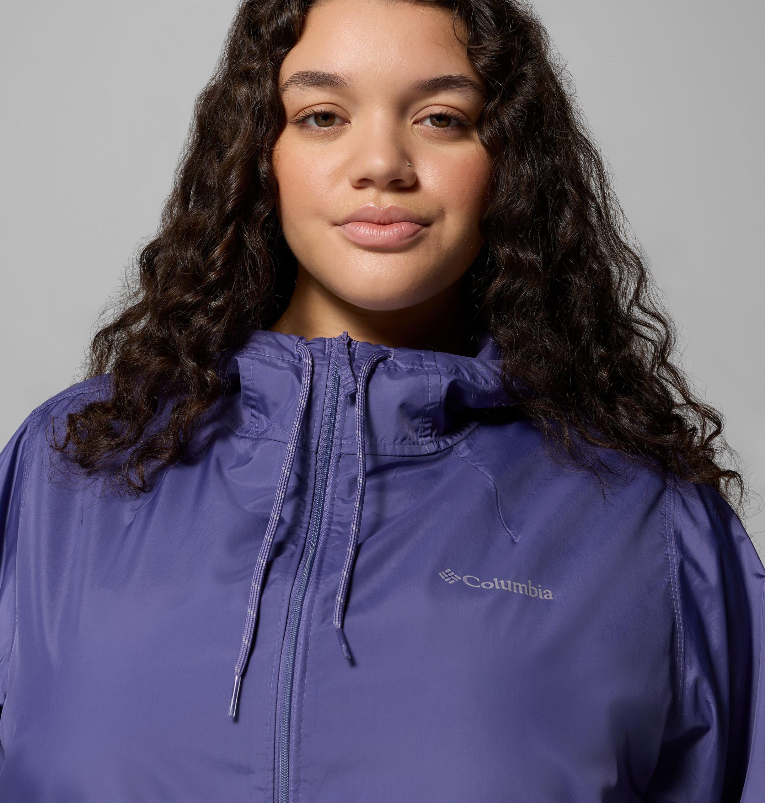 dames flash forward ii windbreaker - plus size