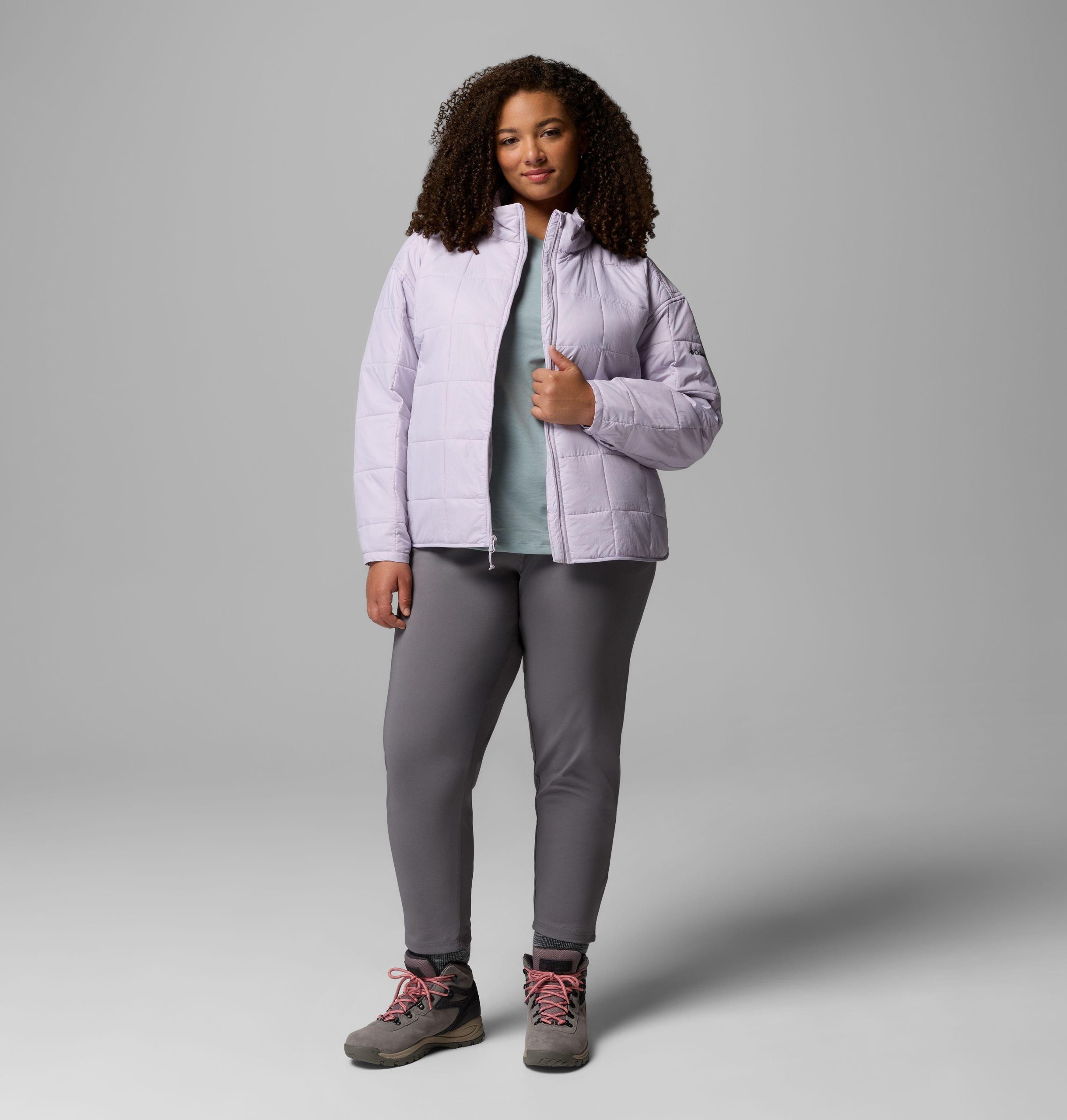 sienna hill gewatteerde damesjas - plus size