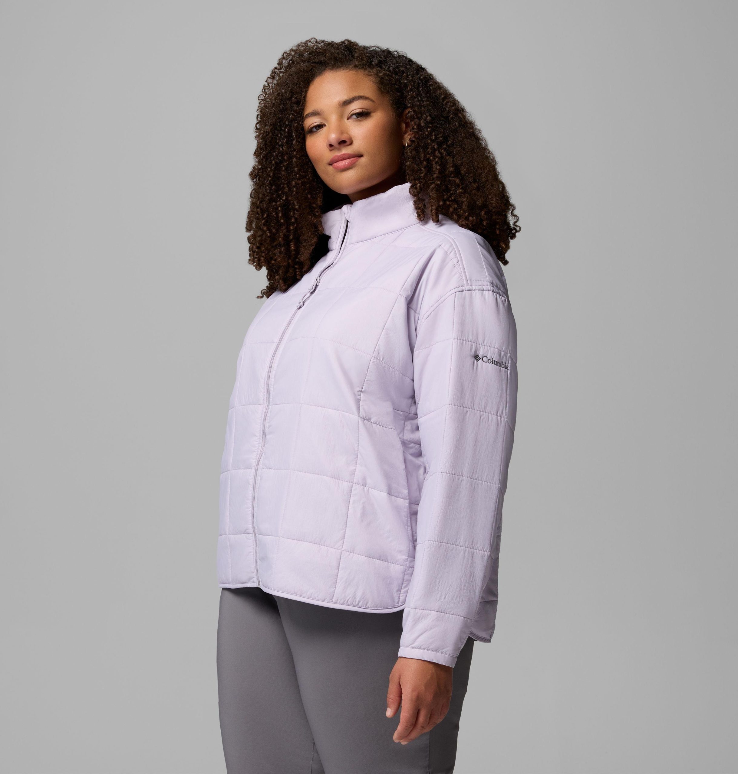 sienna hill gewatteerde damesjas - plus size