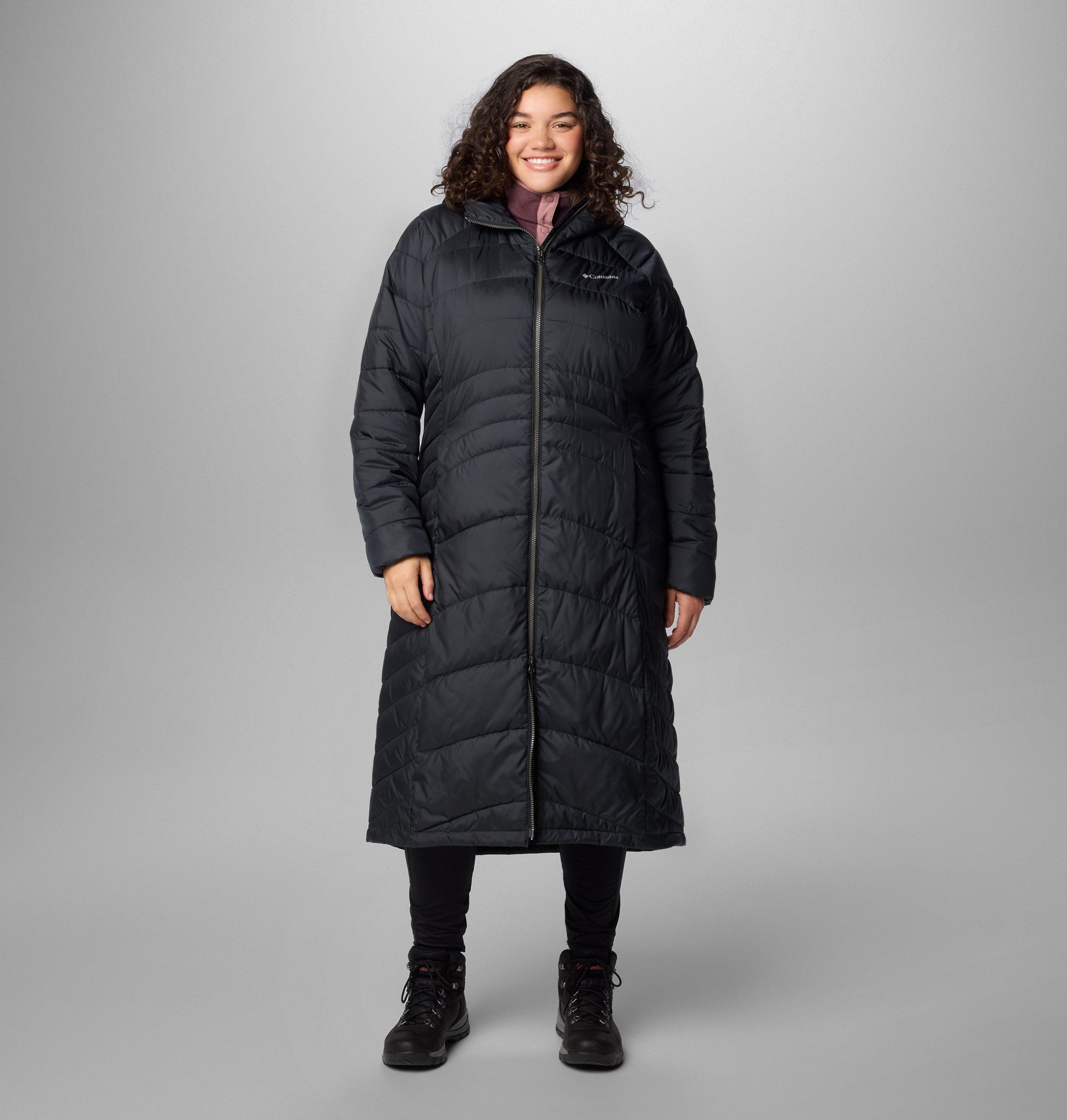 dames karis gale parka tot op de knie - plus size