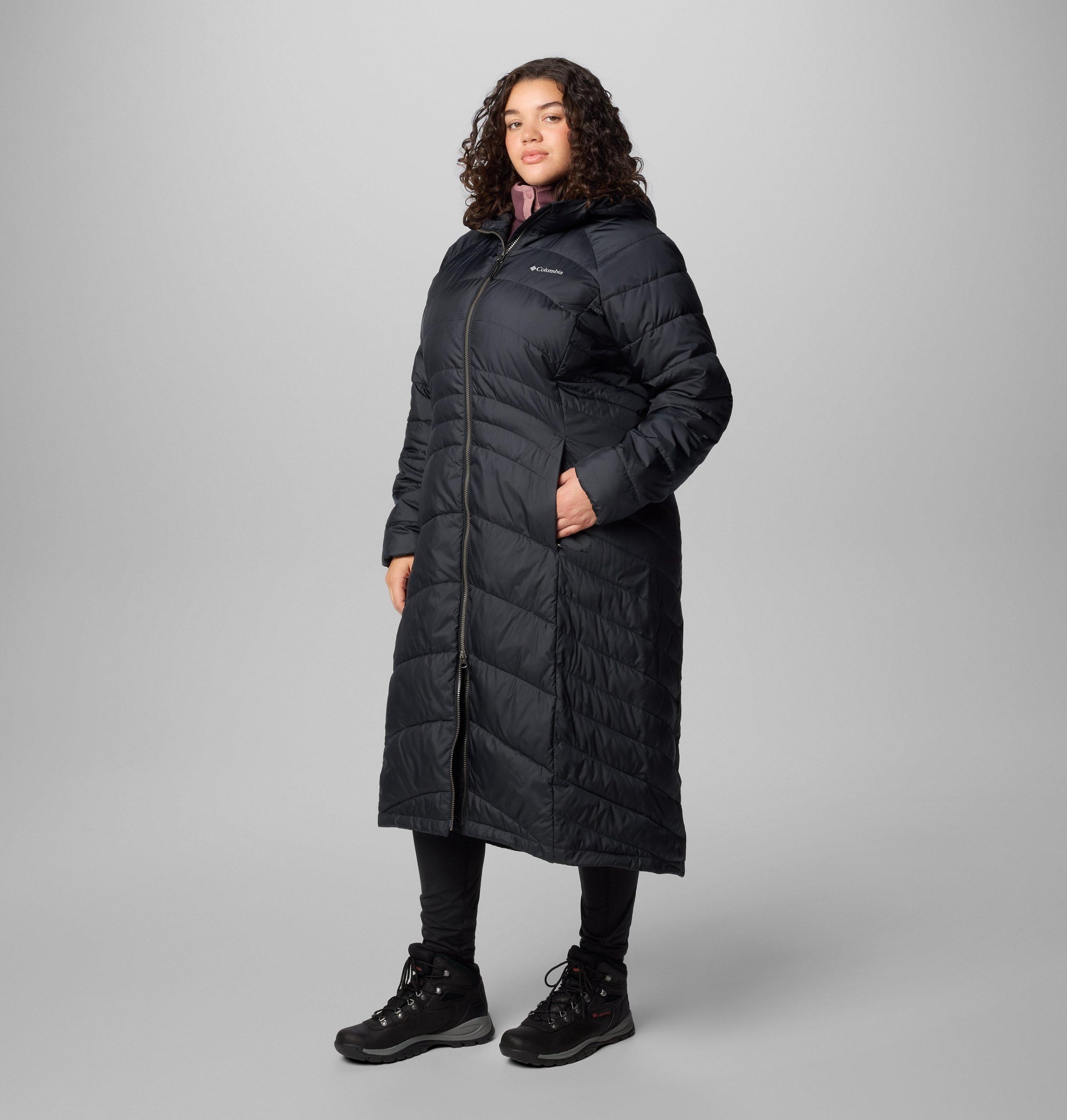 dames karis gale parka tot op de knie - plus size