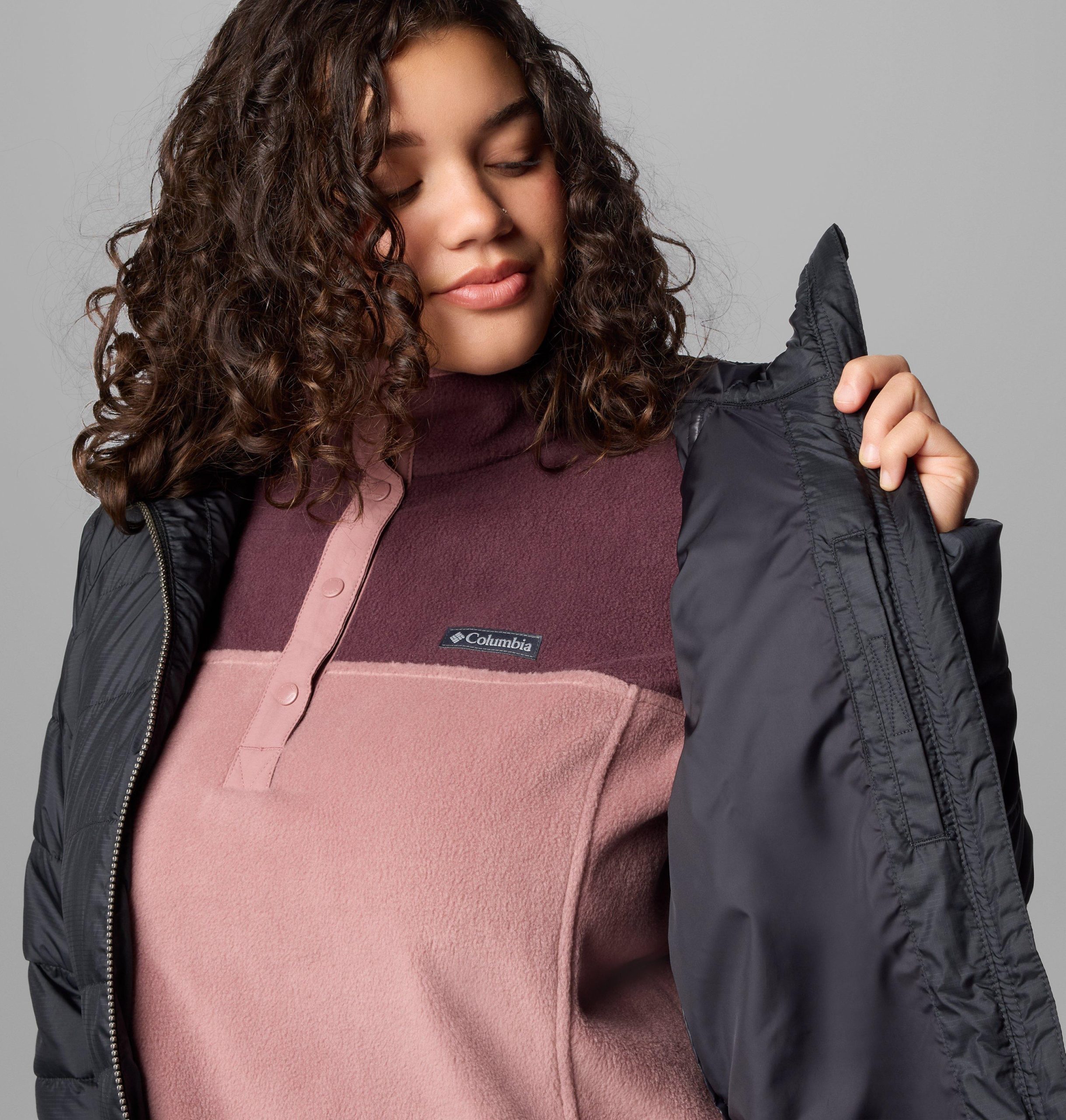 dames karis gale parka tot op de knie - plus size
