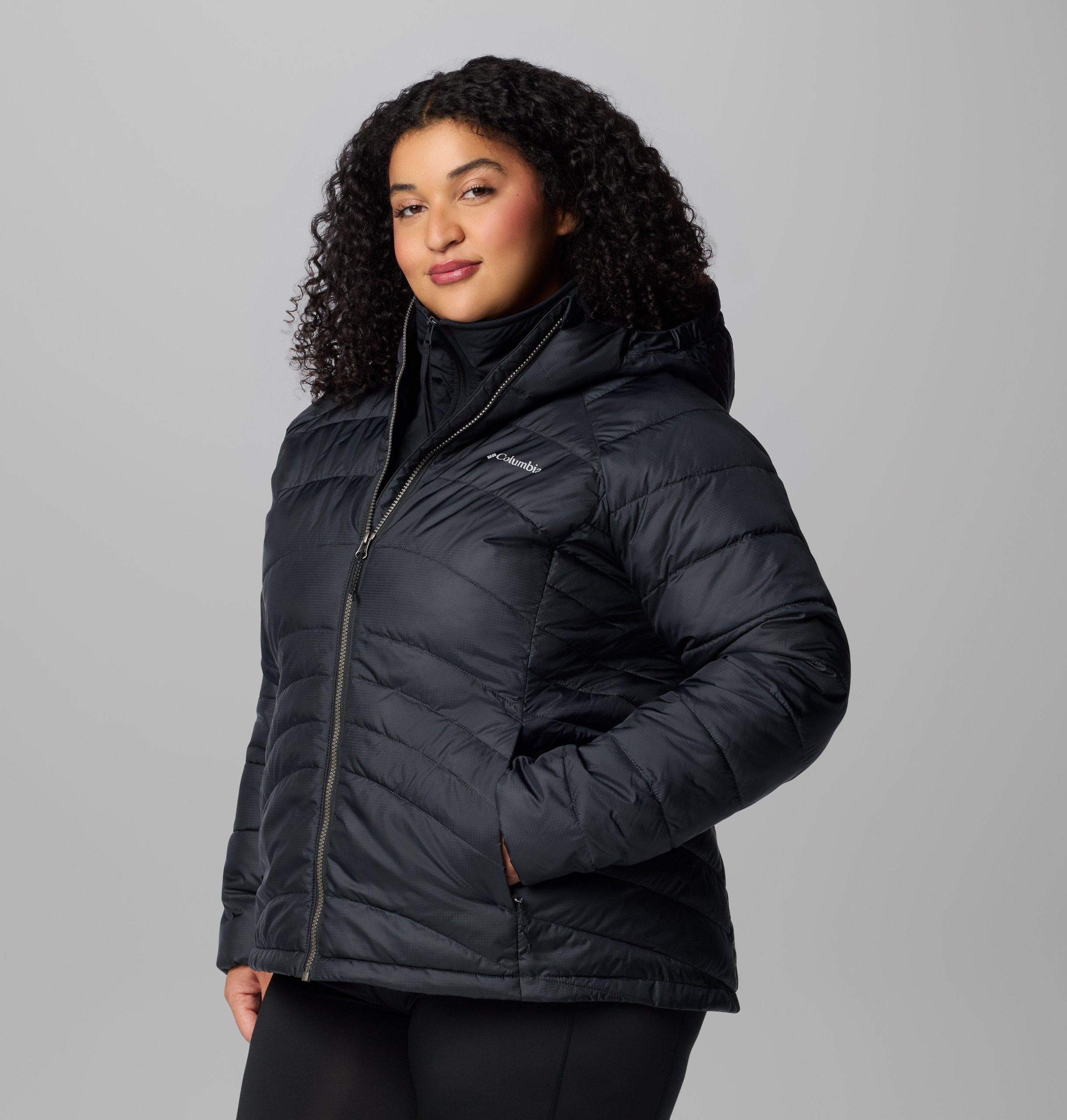 damesjas met capuchon karis gale - plus size