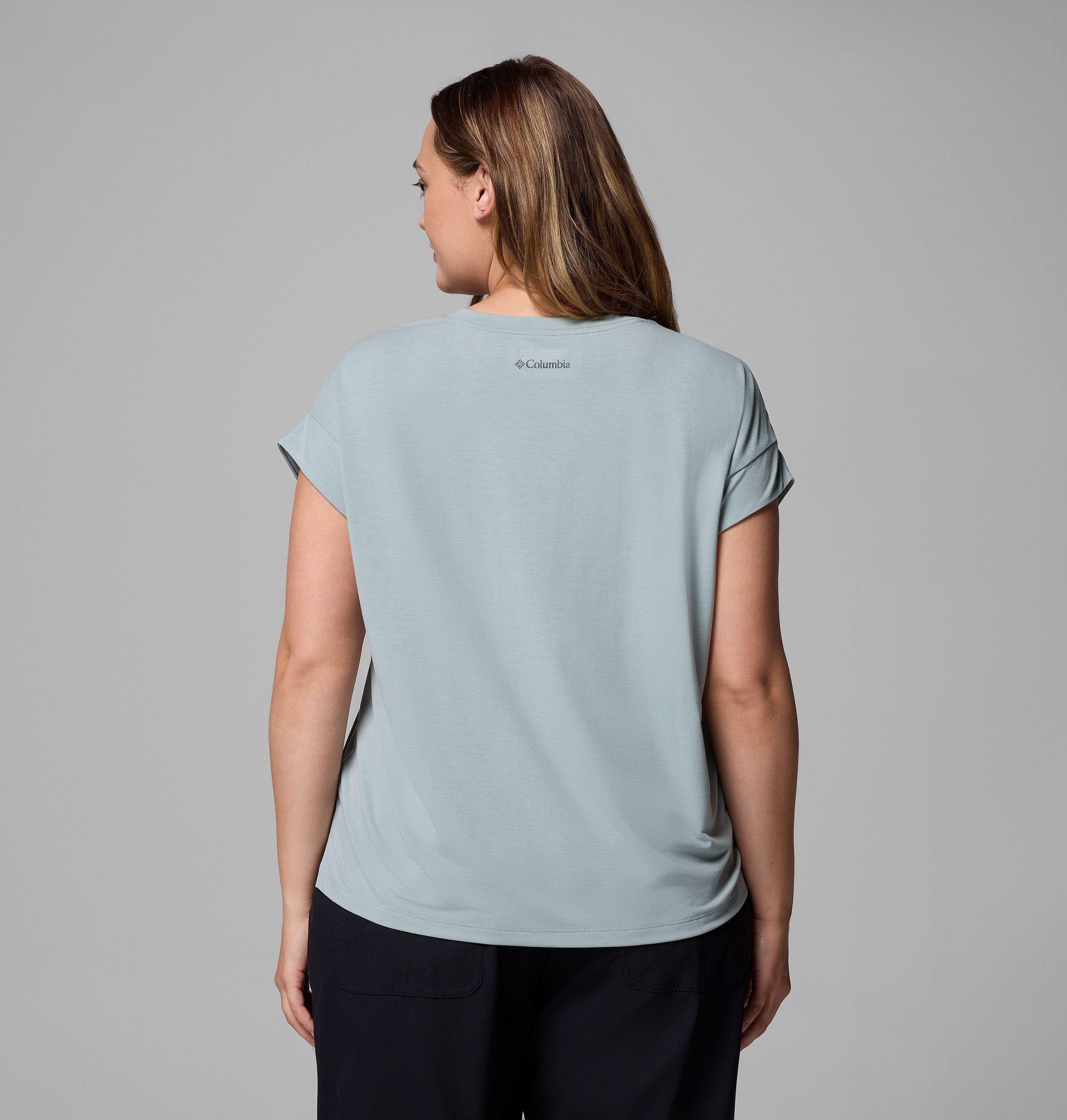 damesshirt met korte mouwen van daniela falls - plus size