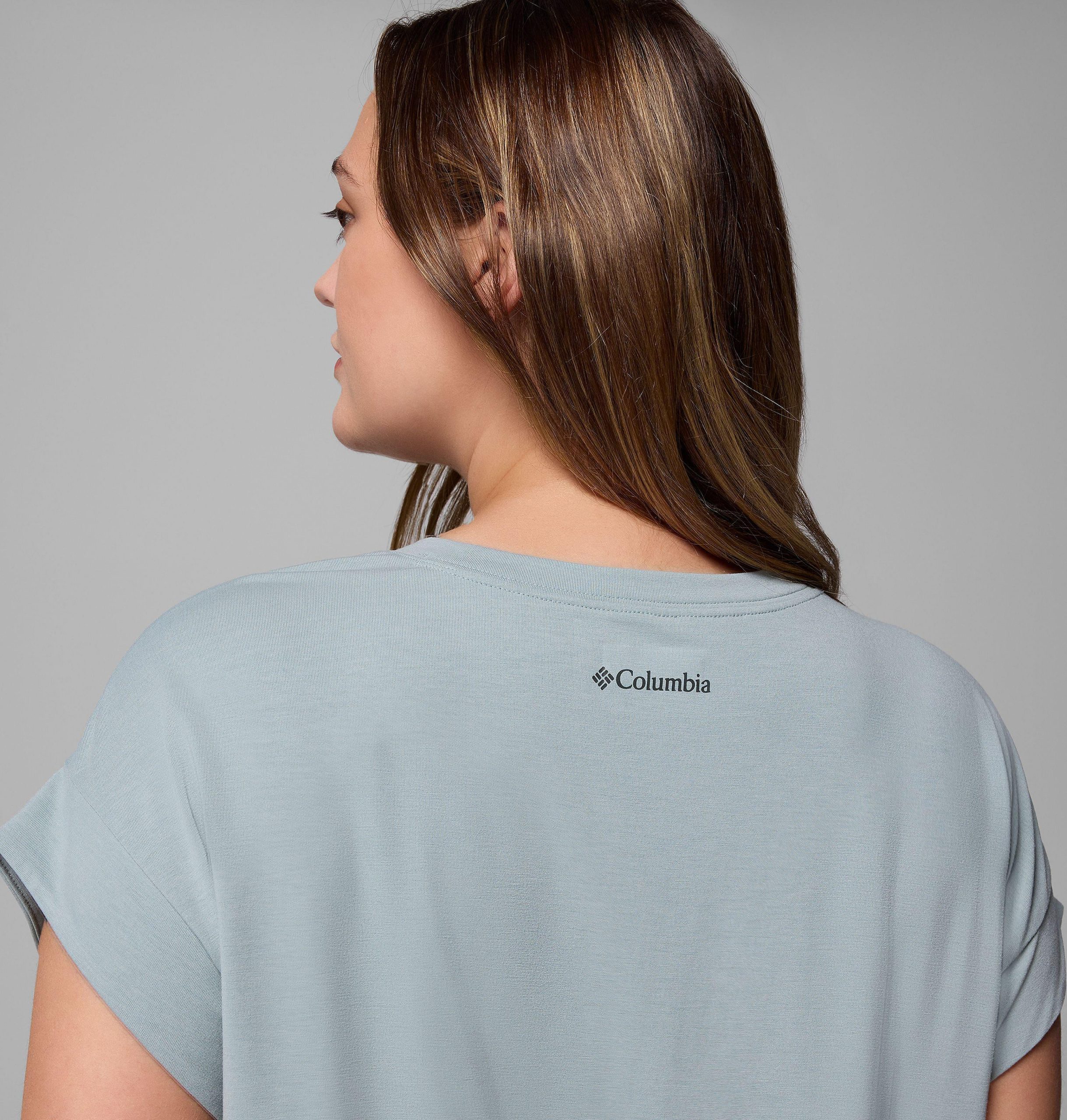 damesshirt met korte mouwen van daniela falls - plus size
