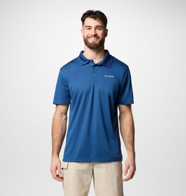 men pfg solar stream polo shirt