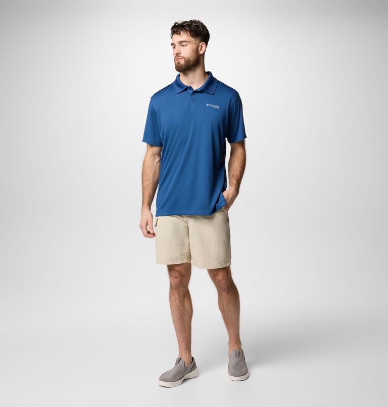 men pfg solar stream polo shirt