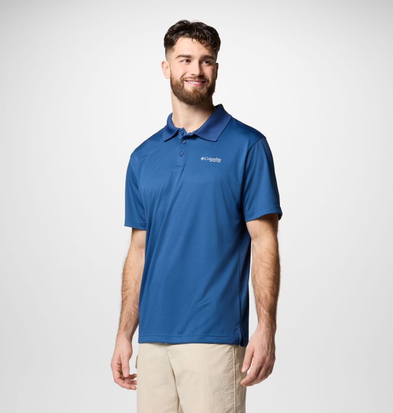 men pfg solar stream polo shirt