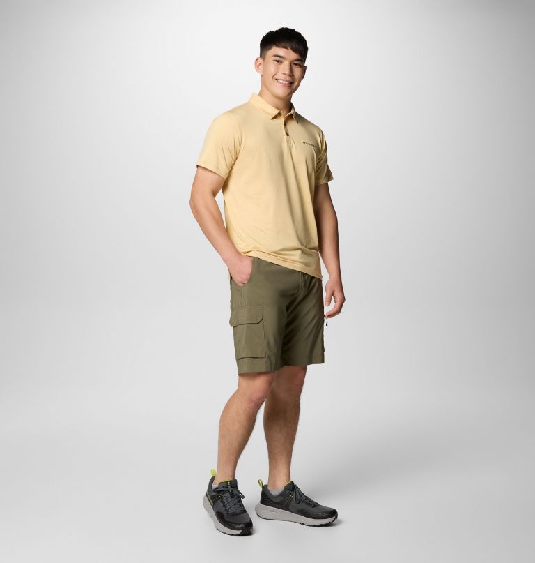 men tech trail utility polo