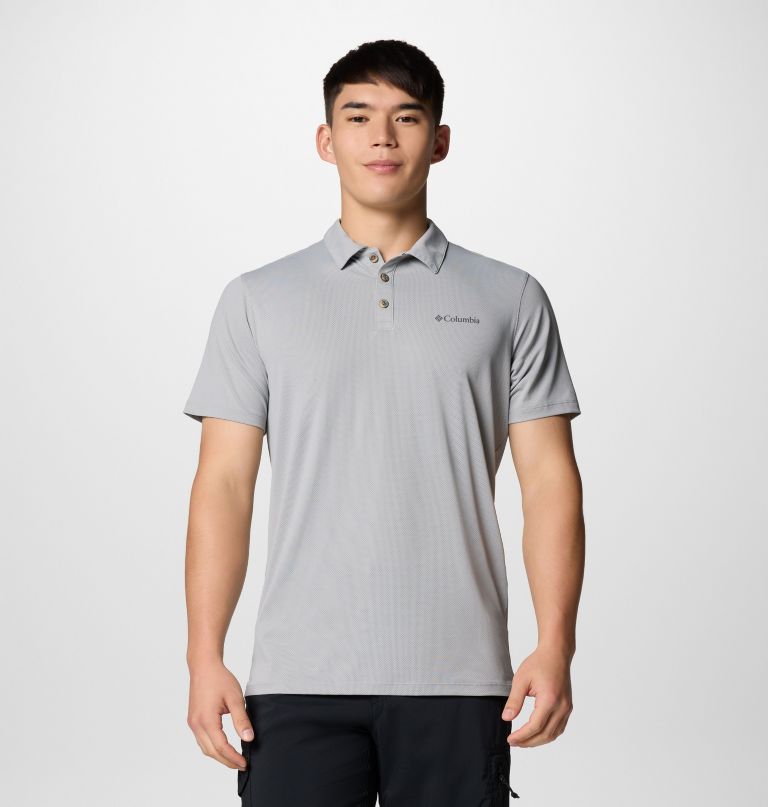 men tech trail utility polo