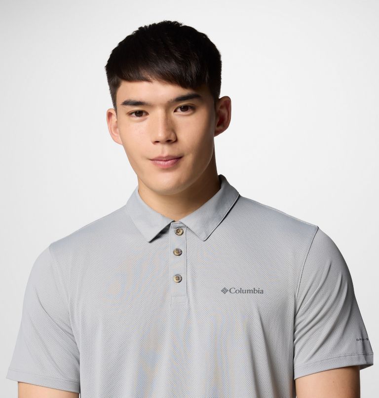 men tech trail utility polo