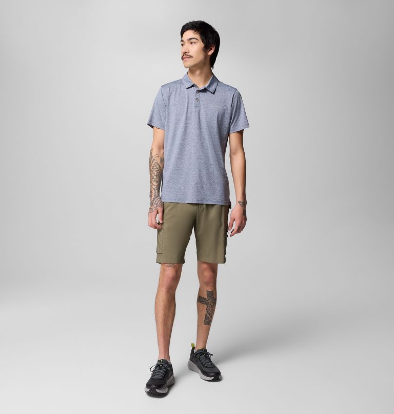 men tech trail utility polo