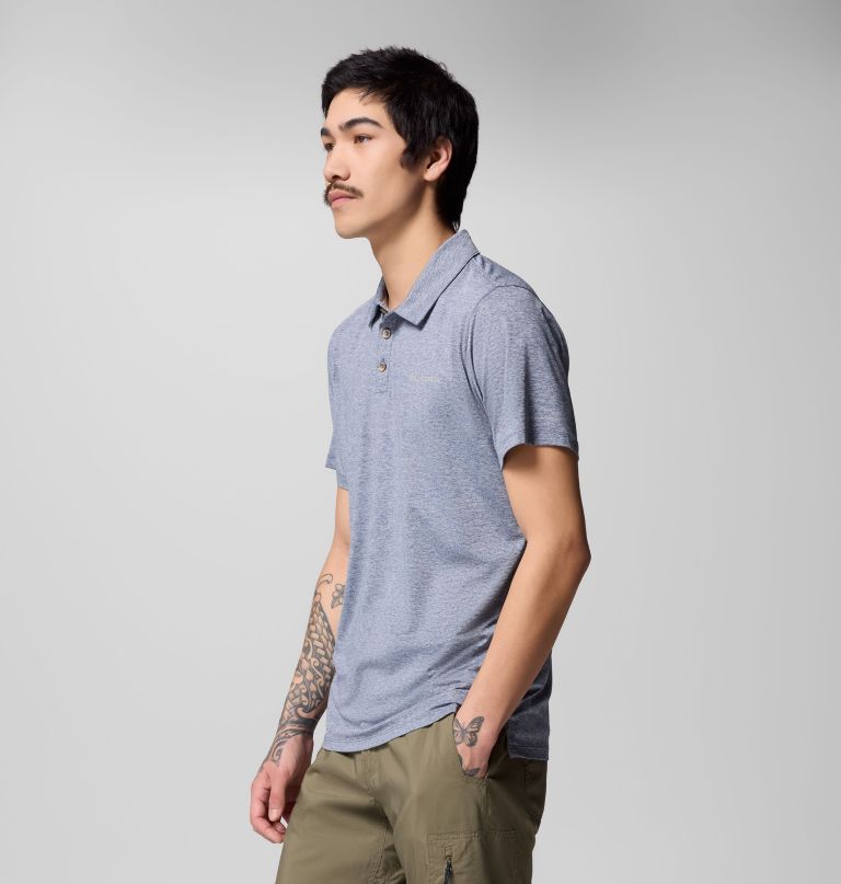 men tech trail utility polo