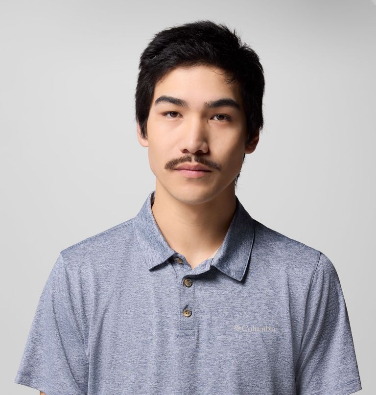 men tech trail utility polo