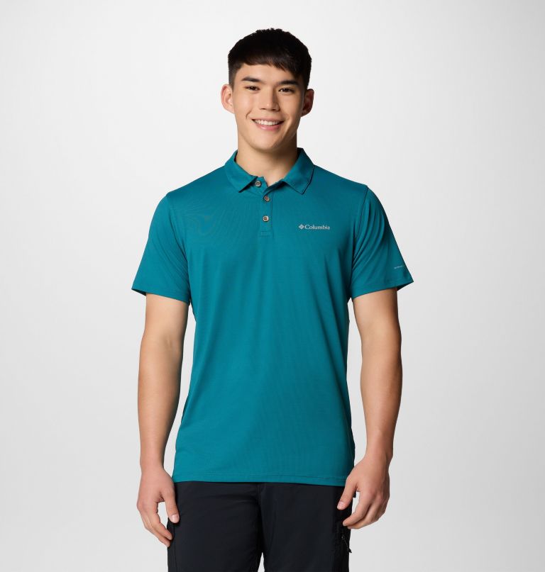 men tech trail utility polo
