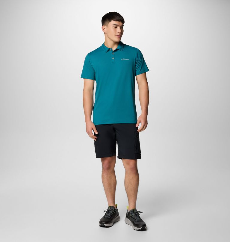 men tech trail utility polo