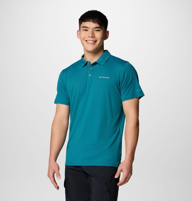 men tech trail utility polo