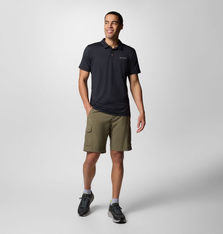 men tech trail utility polo