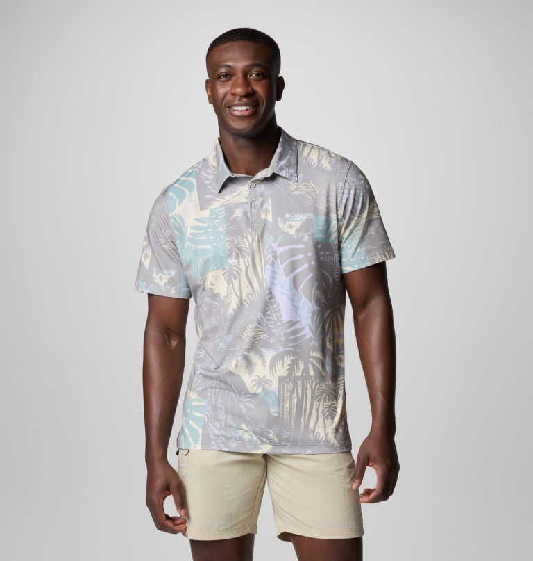 men pfg super slack tide ii stretch polo