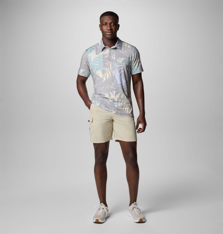 men pfg super slack tide ii stretch polo